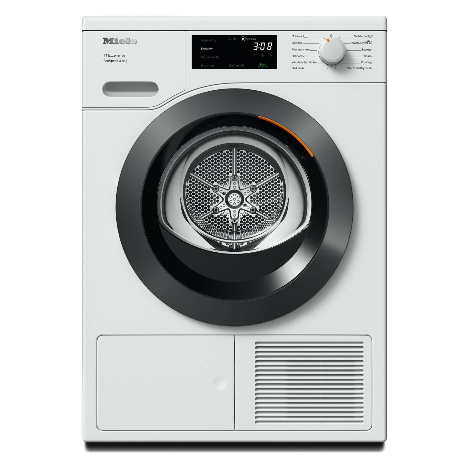 Miele TED645WP EcoSpeed&9kg Tumble Dryer  full image