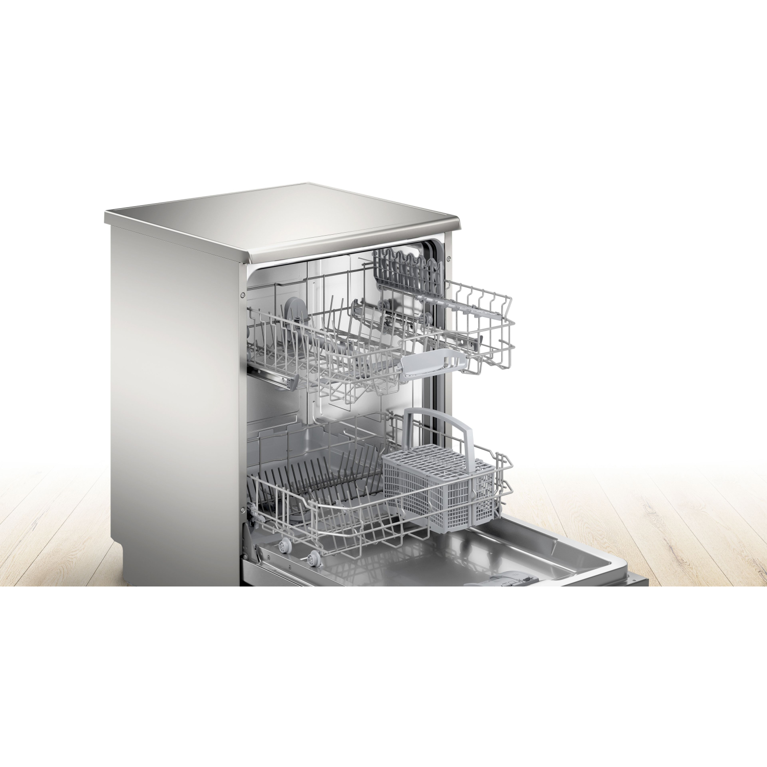 Bosch Series 2 Free-standing dishwasher 60 cm Brushed steel anti-fingerprint full image