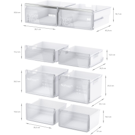 Siemens iQ300 Multi Door American Fridge Freezer 183 x 90.5 cm Brushed black steel antiFingerprint, Total noFrost - 1