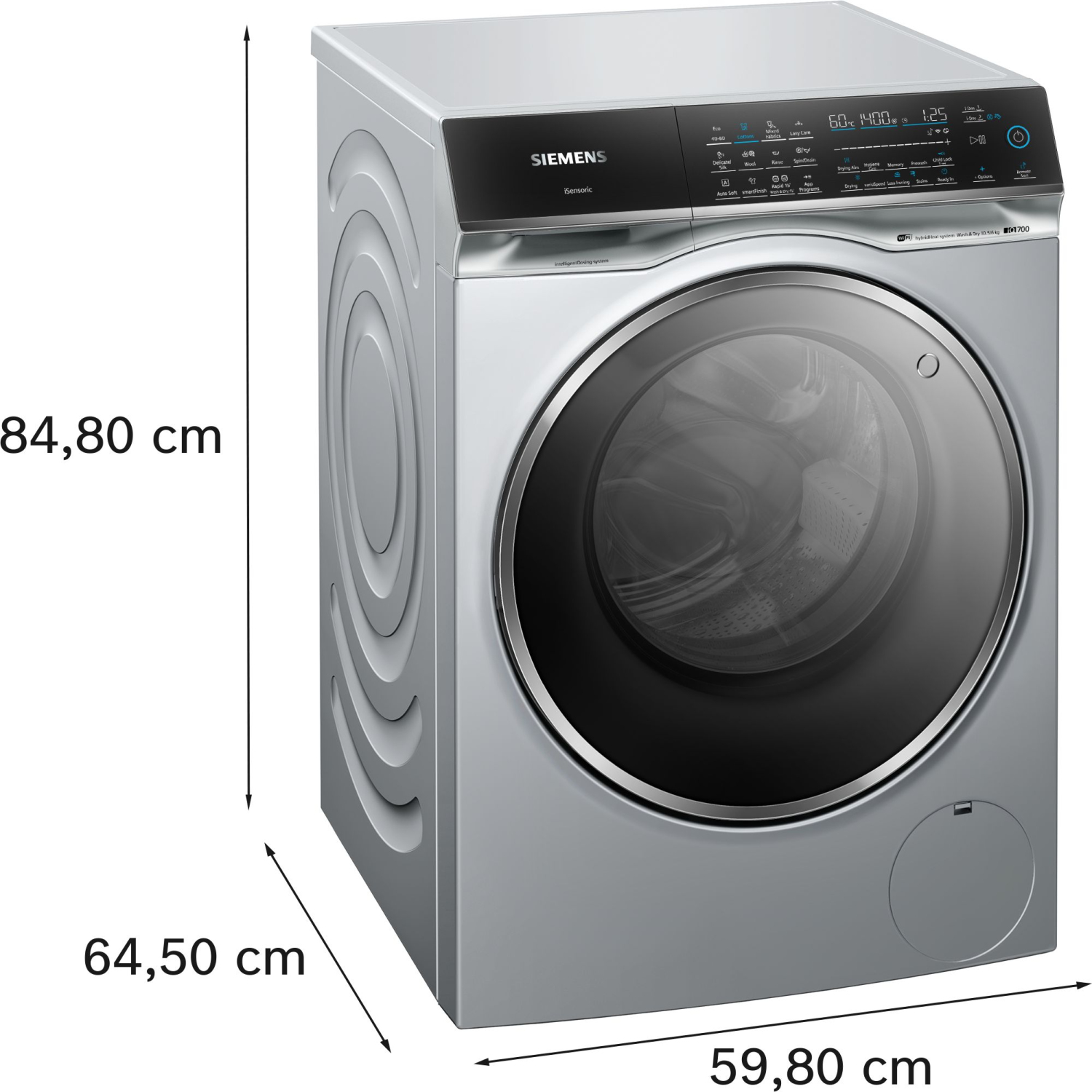 Siemens iQ700 Washer dryer 10.5/6 kg 1400 rpm full image