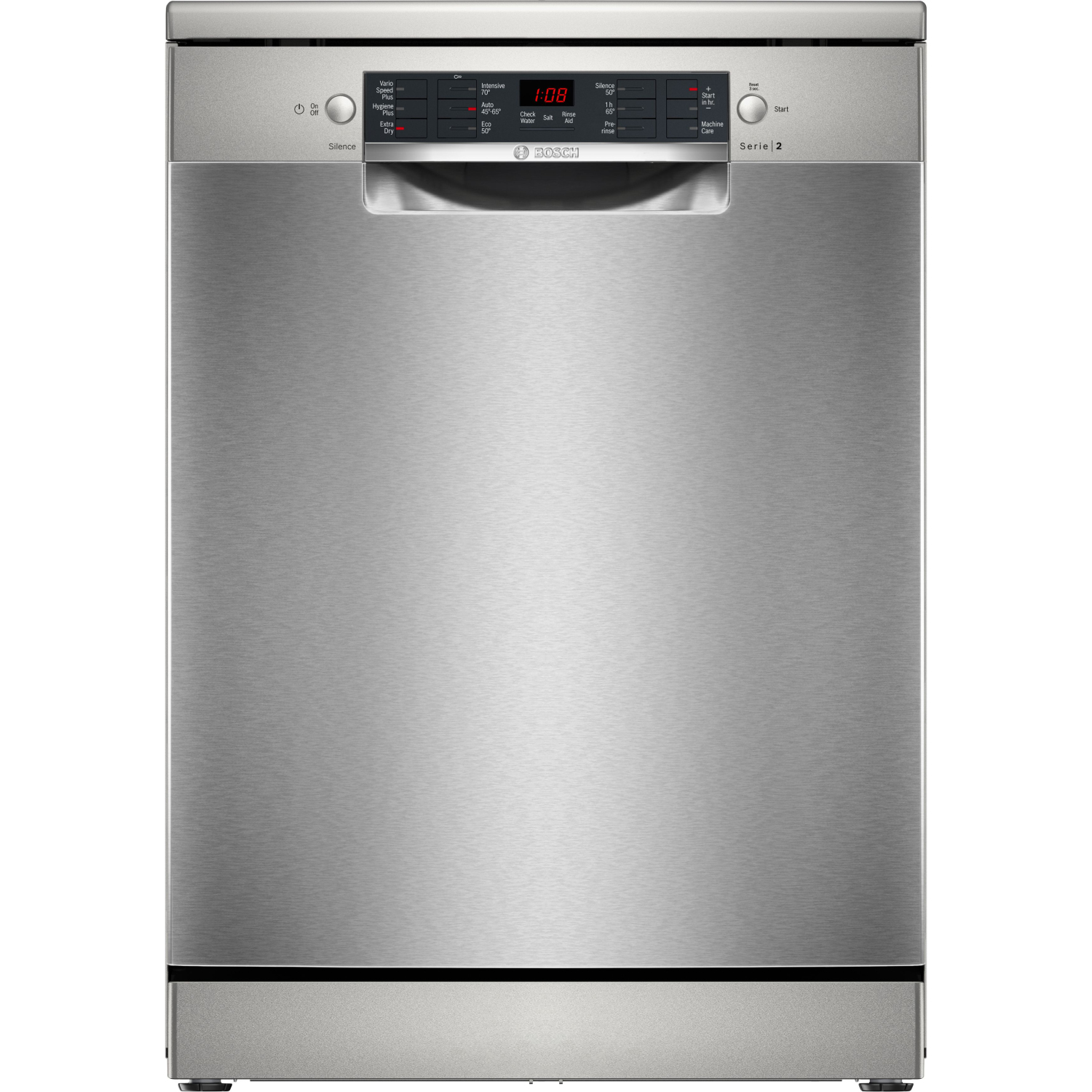 Bosch Series 2 Free-standing dishwasher 60 cm Brushed steel anti-fingerprint full image