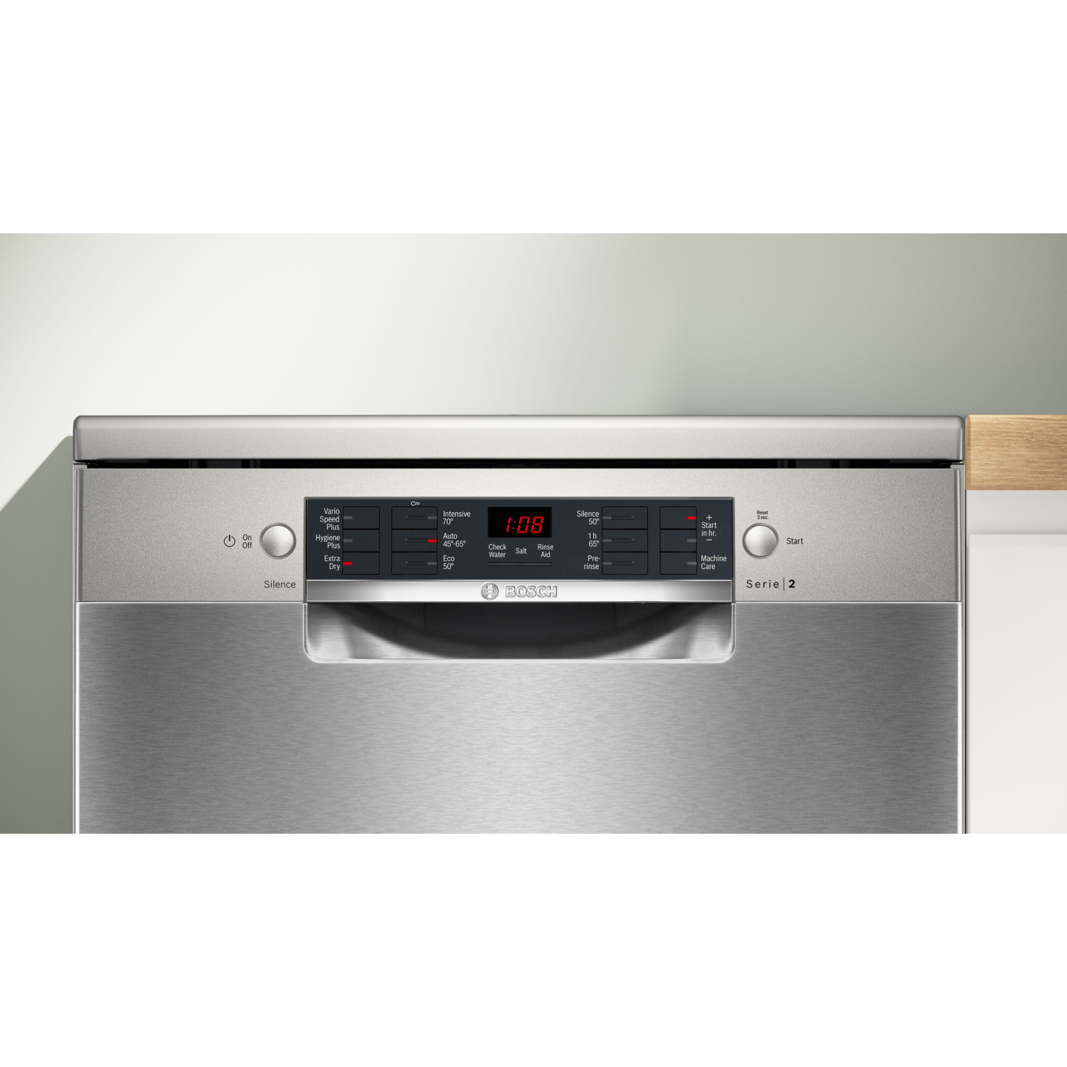 Bosch Series 2 Free-standing dishwasher 60 cm Brushed steel anti-fingerprint full image