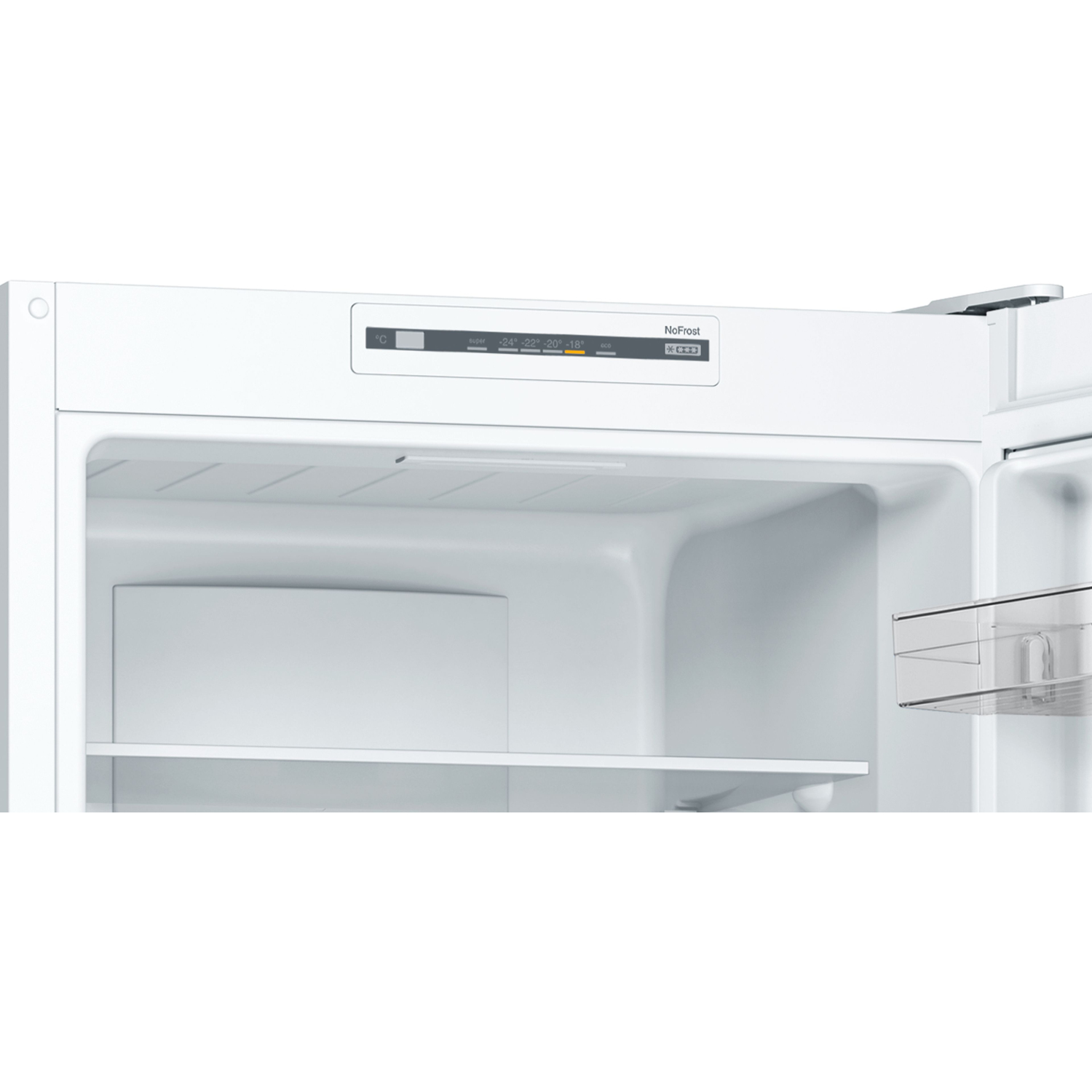 Bosch Series 2 Free-standing fridge-freezer with freezer at bottom 176 x 60 cm White, Total No Frost full image