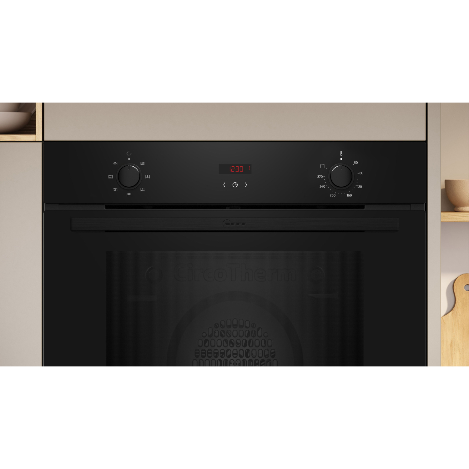 Neff N 30 Built-in oven 60 x 60 cm Black B1DCC0AK3B full image