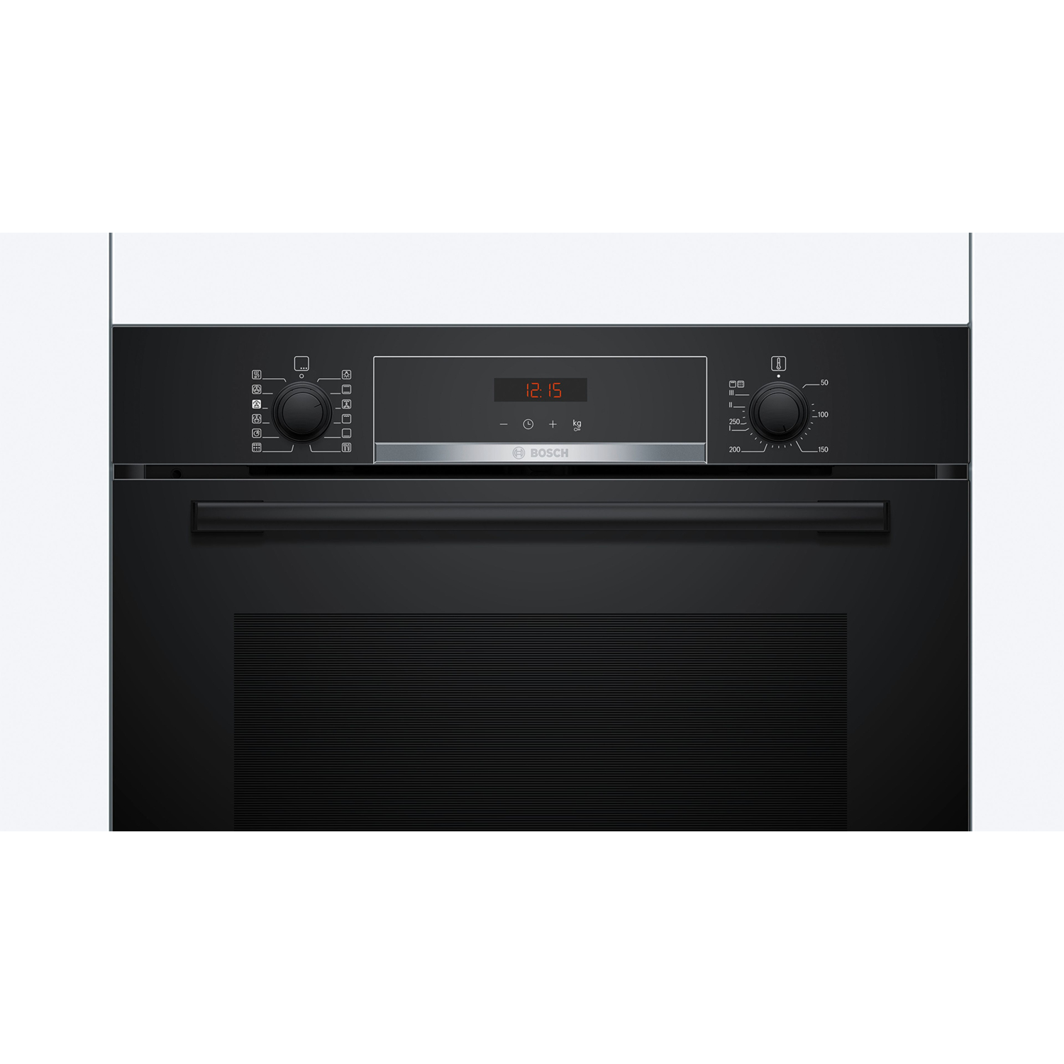 Bosch Series 4 Built-in oven with added steam function 60 x 60 cm Black full image