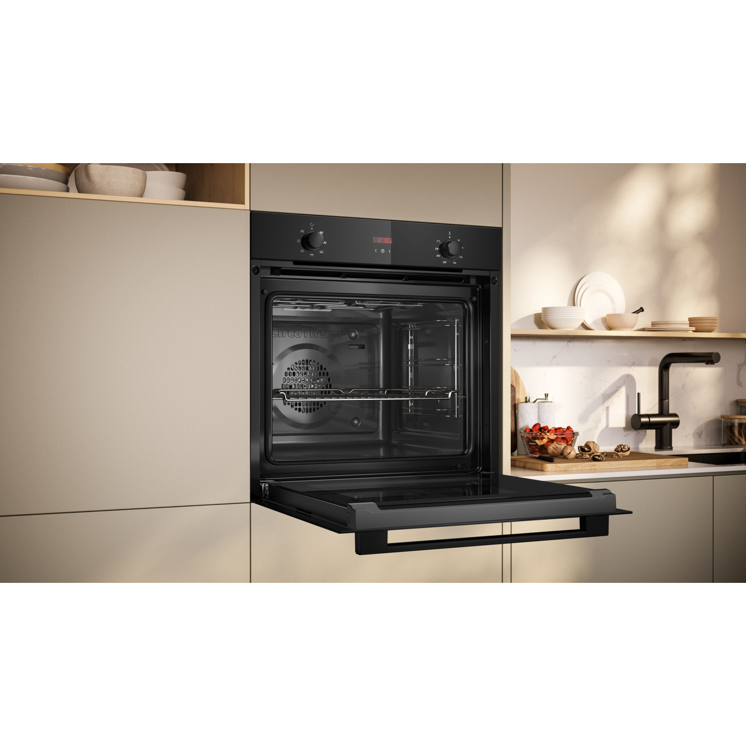 Neff N 30 Built-in oven 60 x 60 cm Black B1DCC0AK3B full image