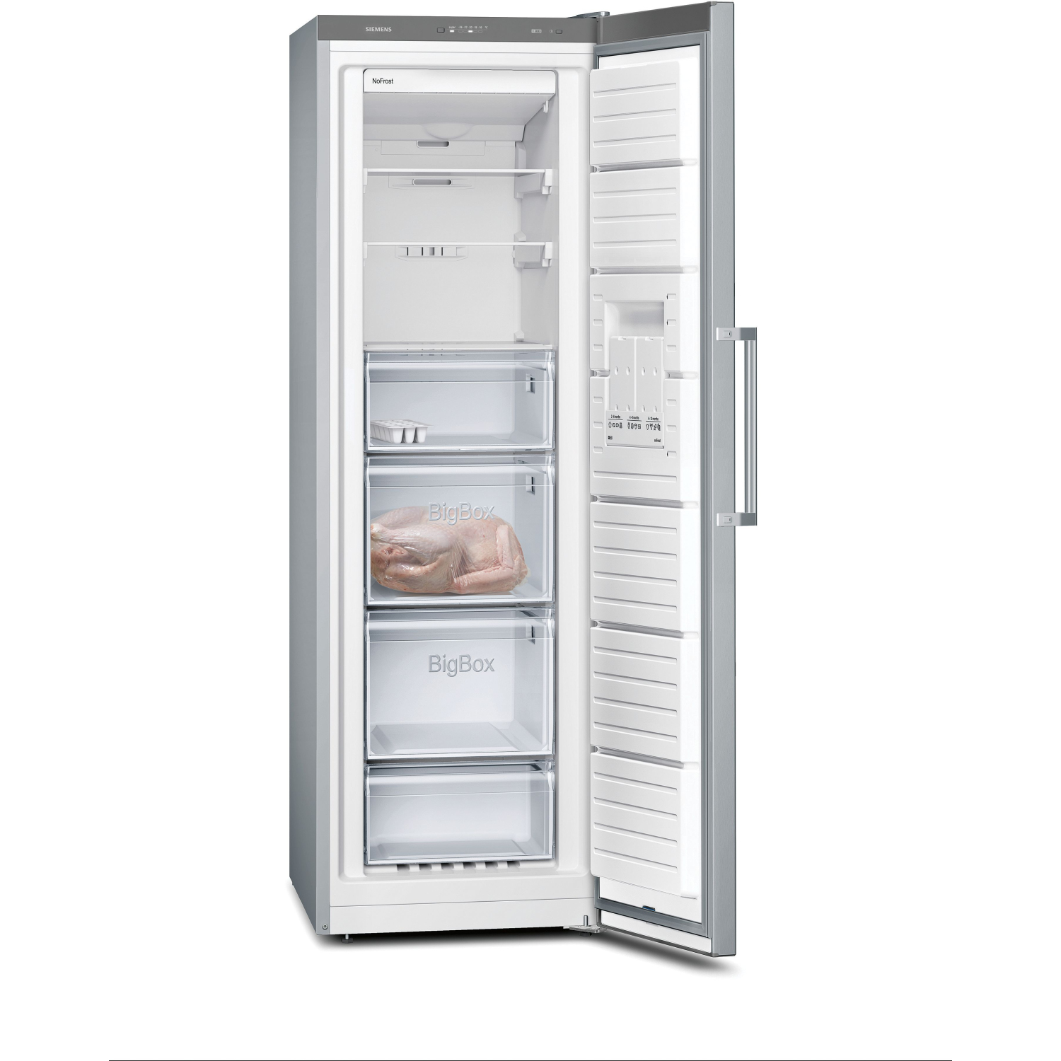 Siemens iQ300 Free-standing freezer 186 x 60 cm Brushed steel anti-fingerprint full image