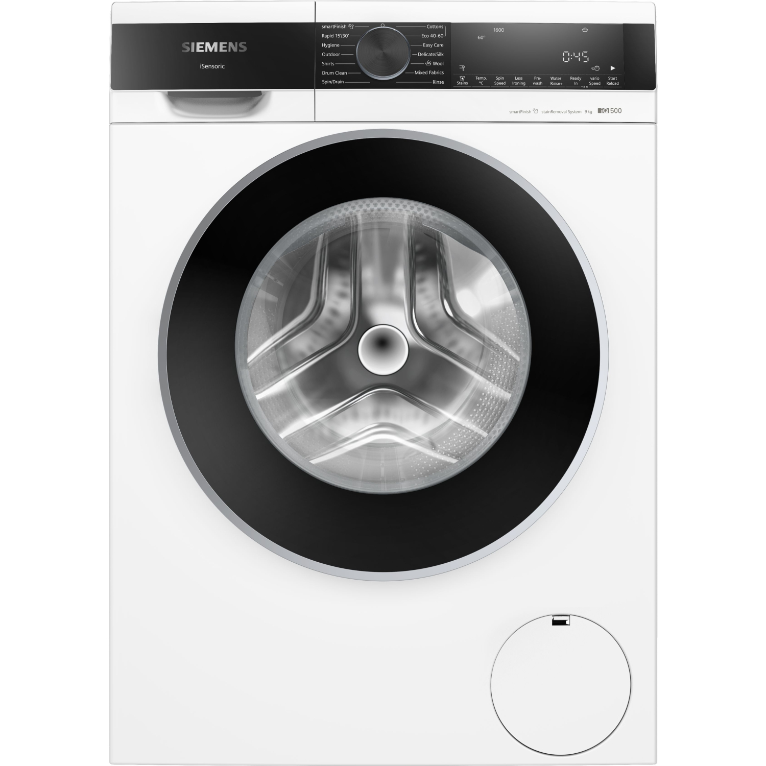 Siemens iQ500 Washing machine, front loader 9 kg max. 1600 rpm full image