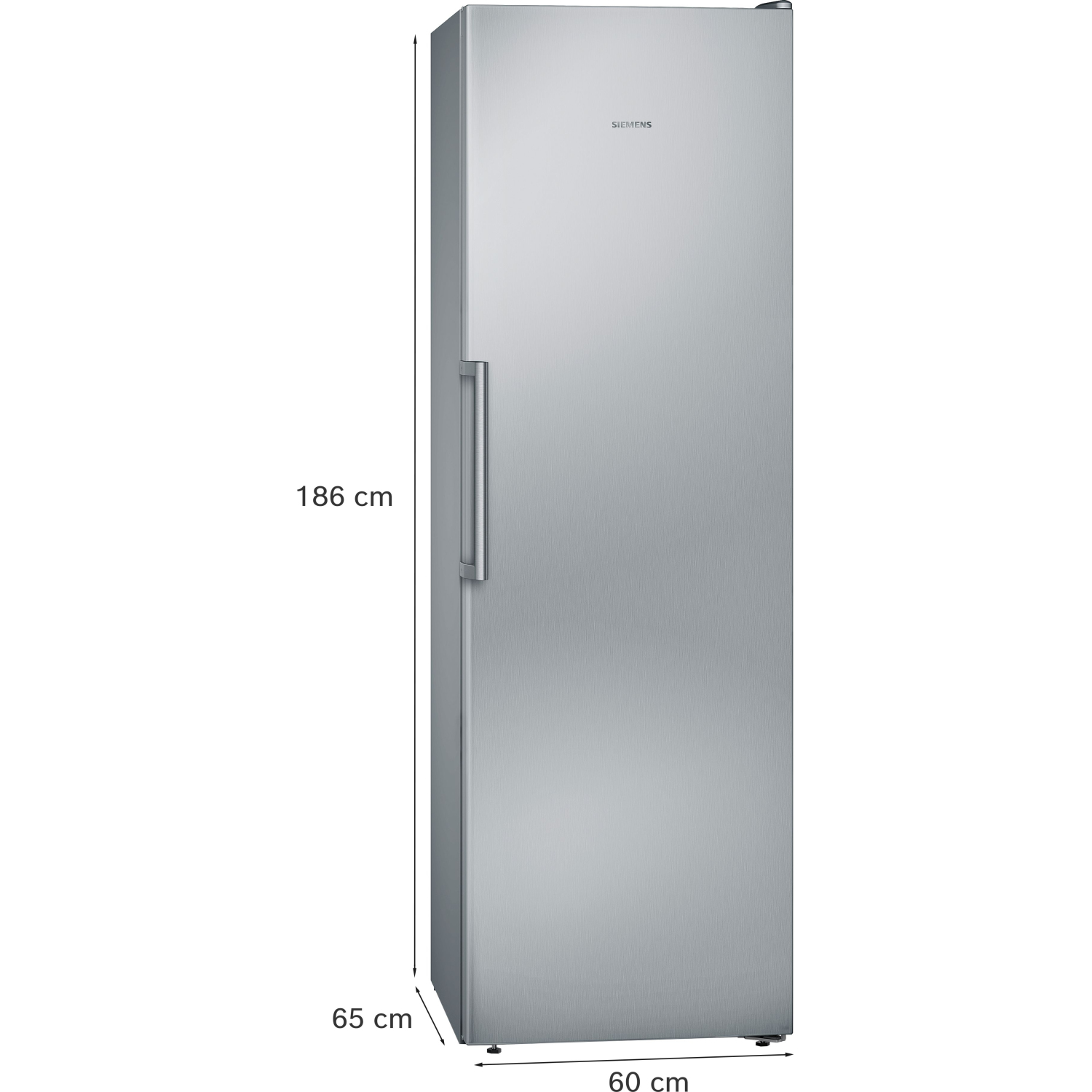 Siemens iQ300 Free-standing freezer 186 x 60 cm Brushed steel anti-fingerprint full image
