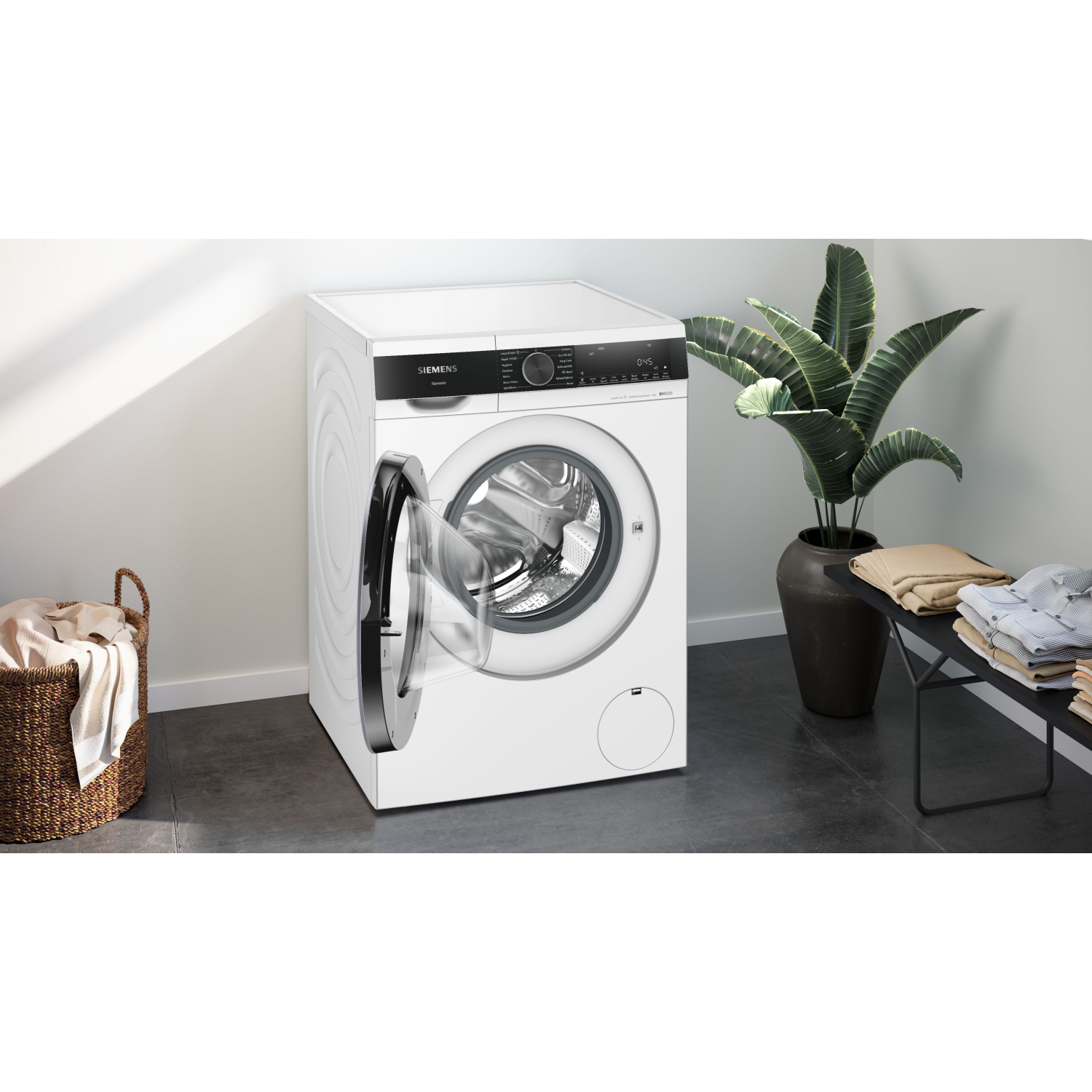 Siemens iQ500 Washing machine, front loader 9 kg max. 1600 rpm full image