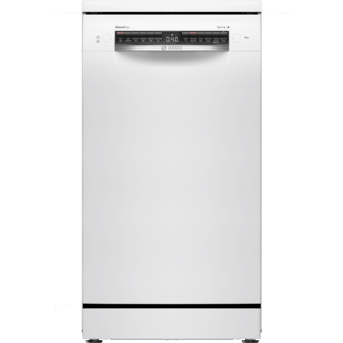 Bosch Series 4, Free-standing dishwasher, 45 cm, White