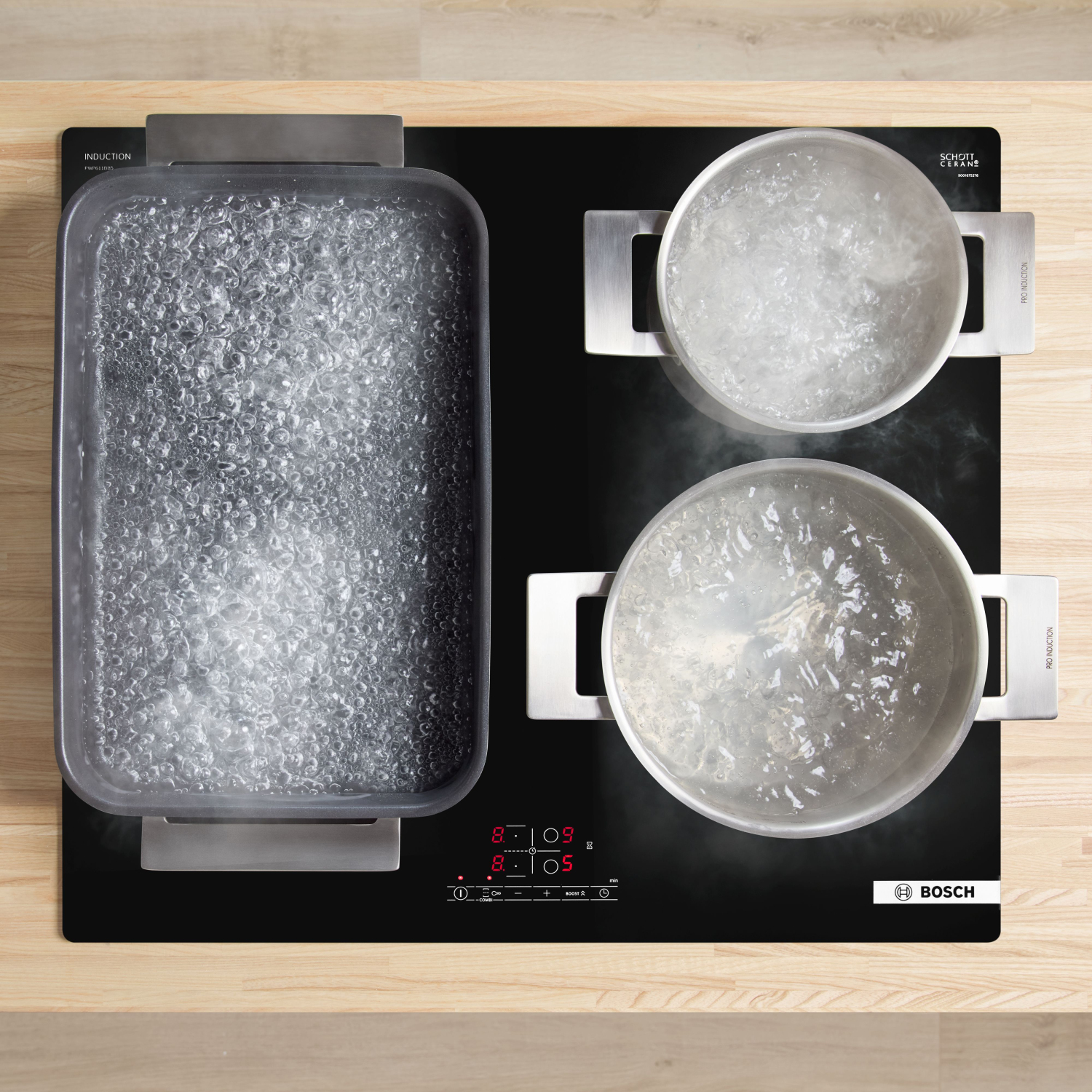 Bosch Series 4 Induction hob 60 cm surface mount without frame full image