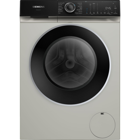 Siemens  iQ500 Washing machine, front loader 10 kg max. 1600 rpm, Silver inox