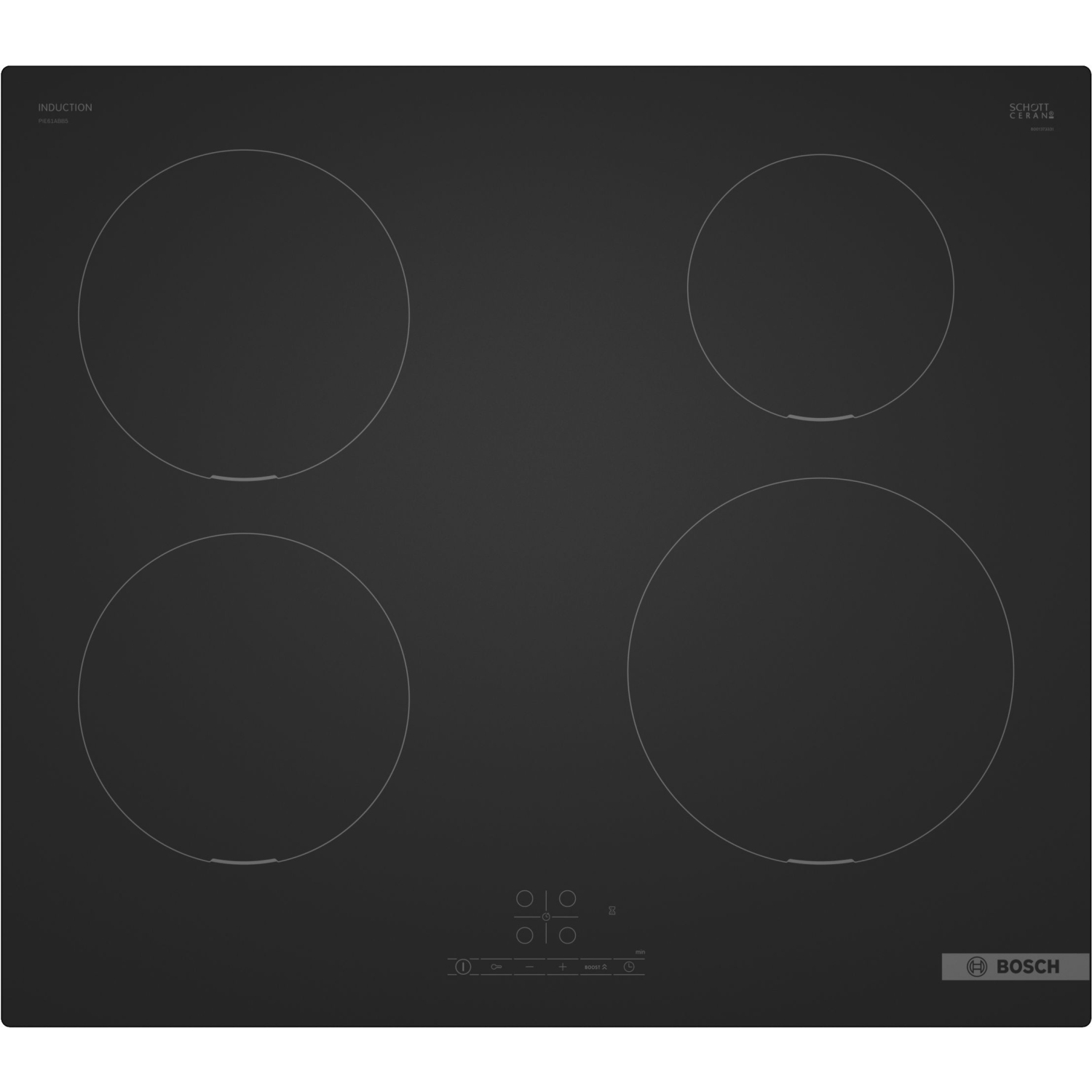 Bosch Series 4 Induction hob 60 cm Matt black full image