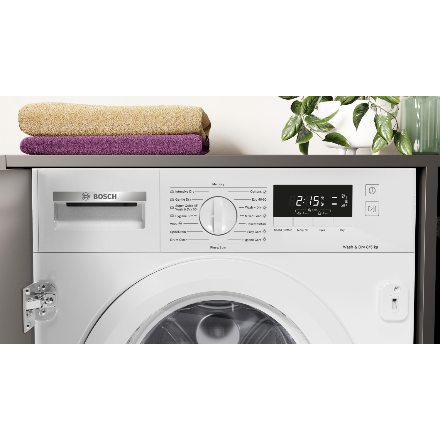 Bosch Series 4 Washer dryer 8/5 kg full image