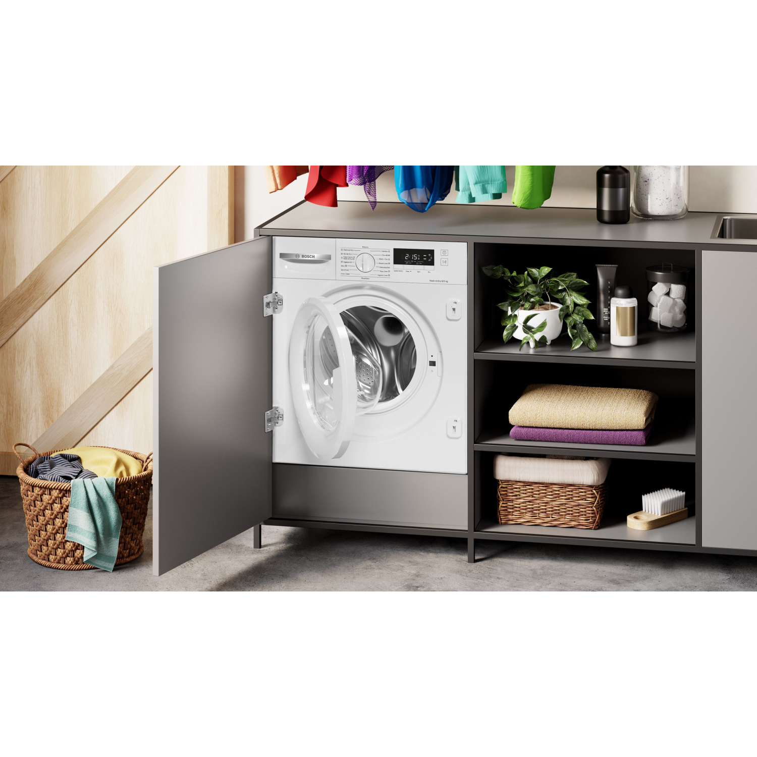 Bosch Series 4 Washer dryer 8/5 kg full image
