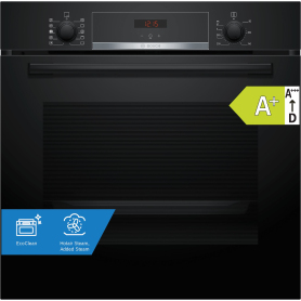 Bosch Series 4 Built-in oven with added steam function 60 x 60 cm Black