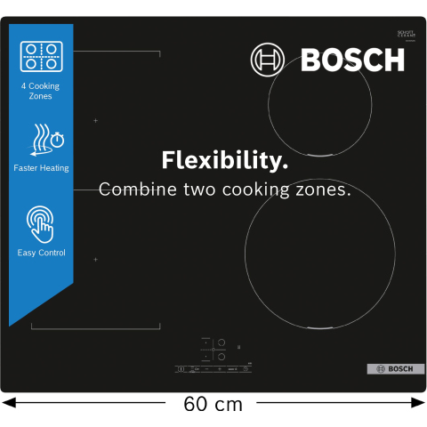 Bosch Series 4 Induction hob 60 cm surface mount without frame