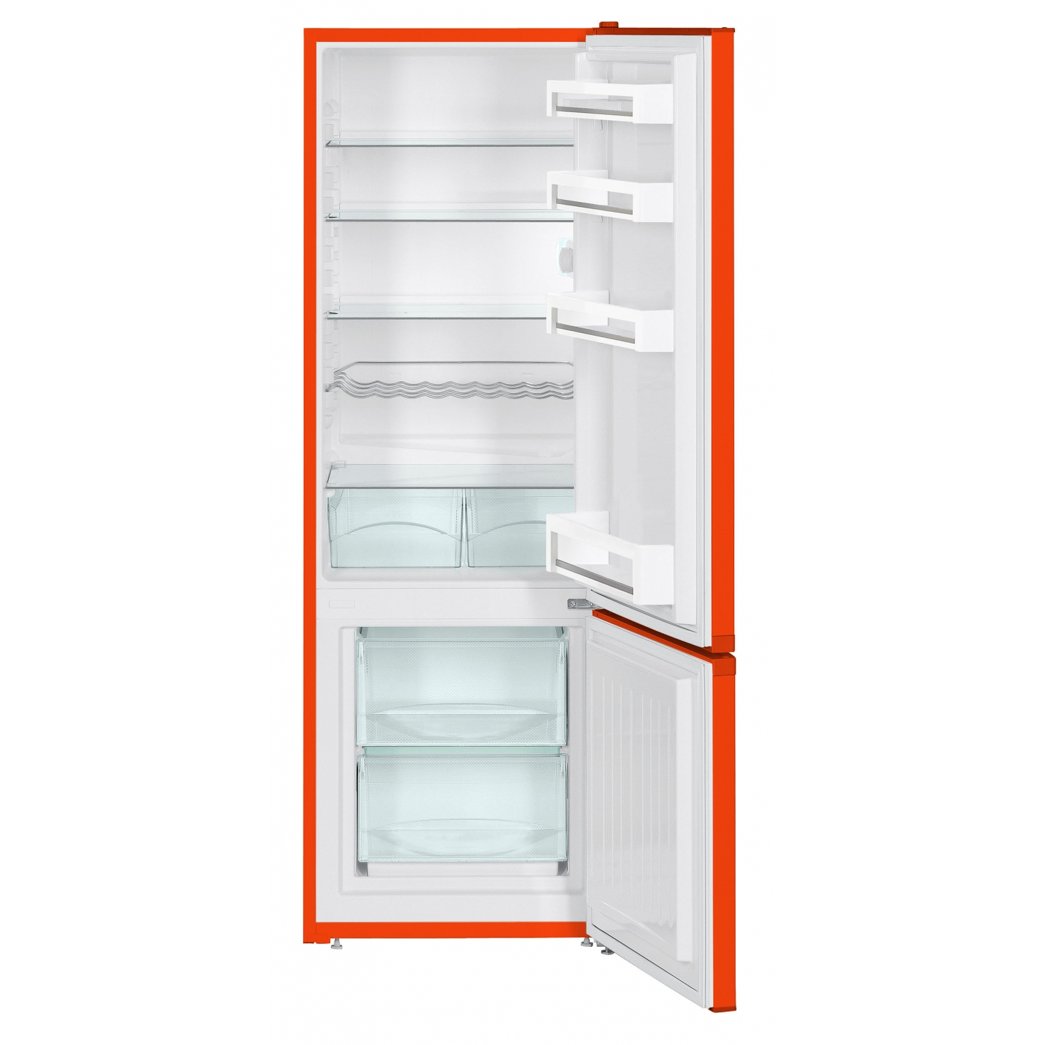 Liebherr 55cm Orange Fridge Freezer with SmartFrost - 3