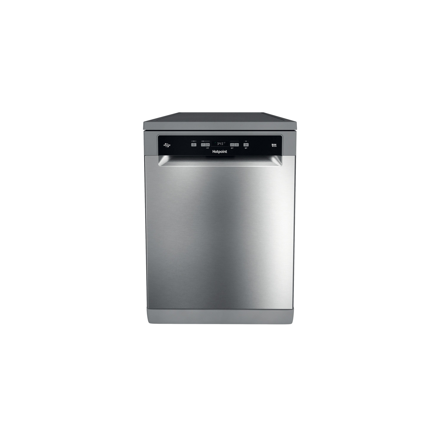 Hotpoint 14 Place Freestanding Dishwasher, Silver - HFC3T232WFGXUK - 1