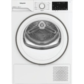 Hotpoint CHD93MWWSUK 9kg Heat Pump Tumble Dryer with Pet Hair Care - White - 1