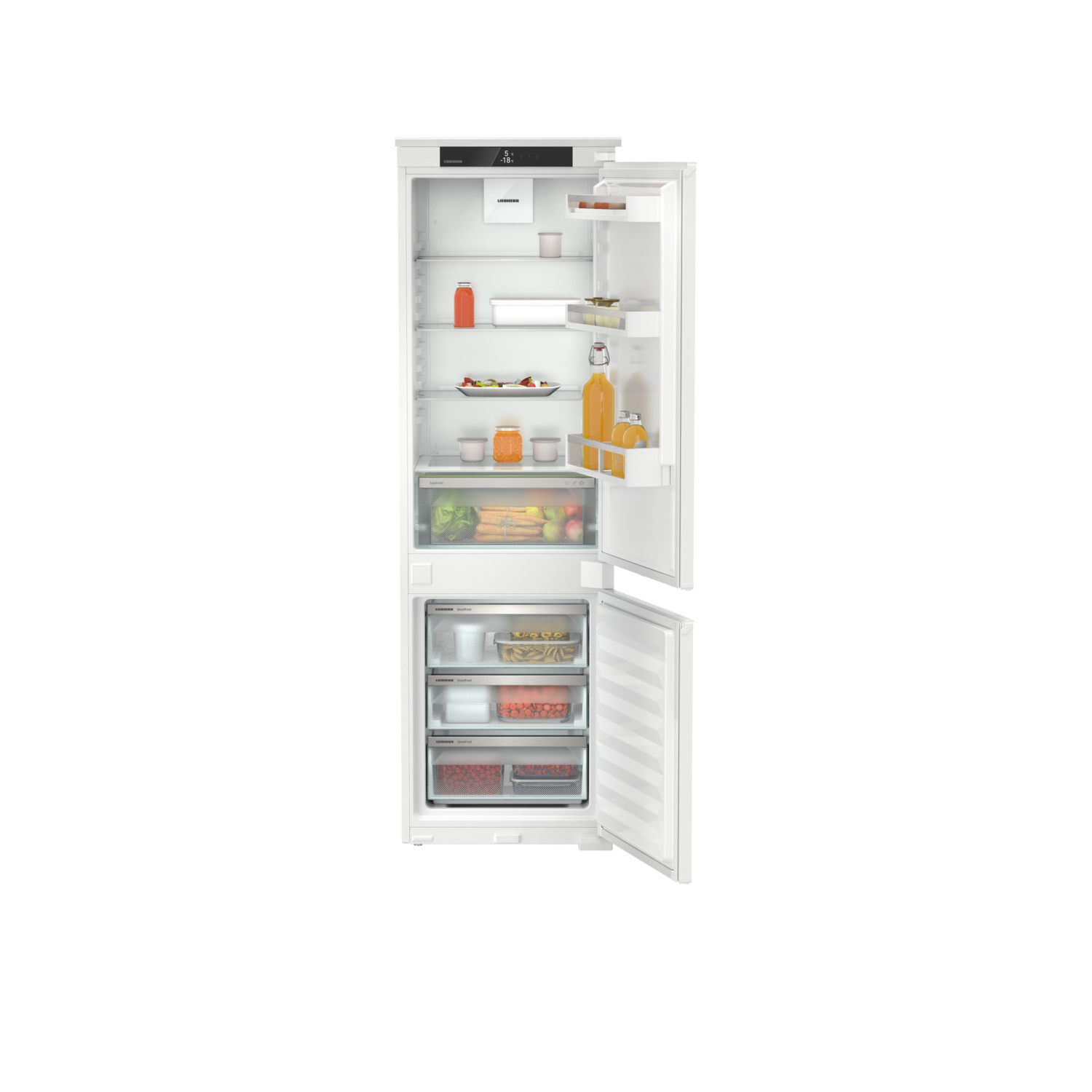 Liebherr Integrated fridge-freezer with EasyFresh and SmartFrost full image