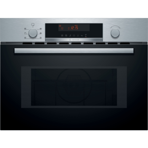 Bosch Series 4 Built-in microwave oven with hot air 60 x 45 cm Stainless steel
