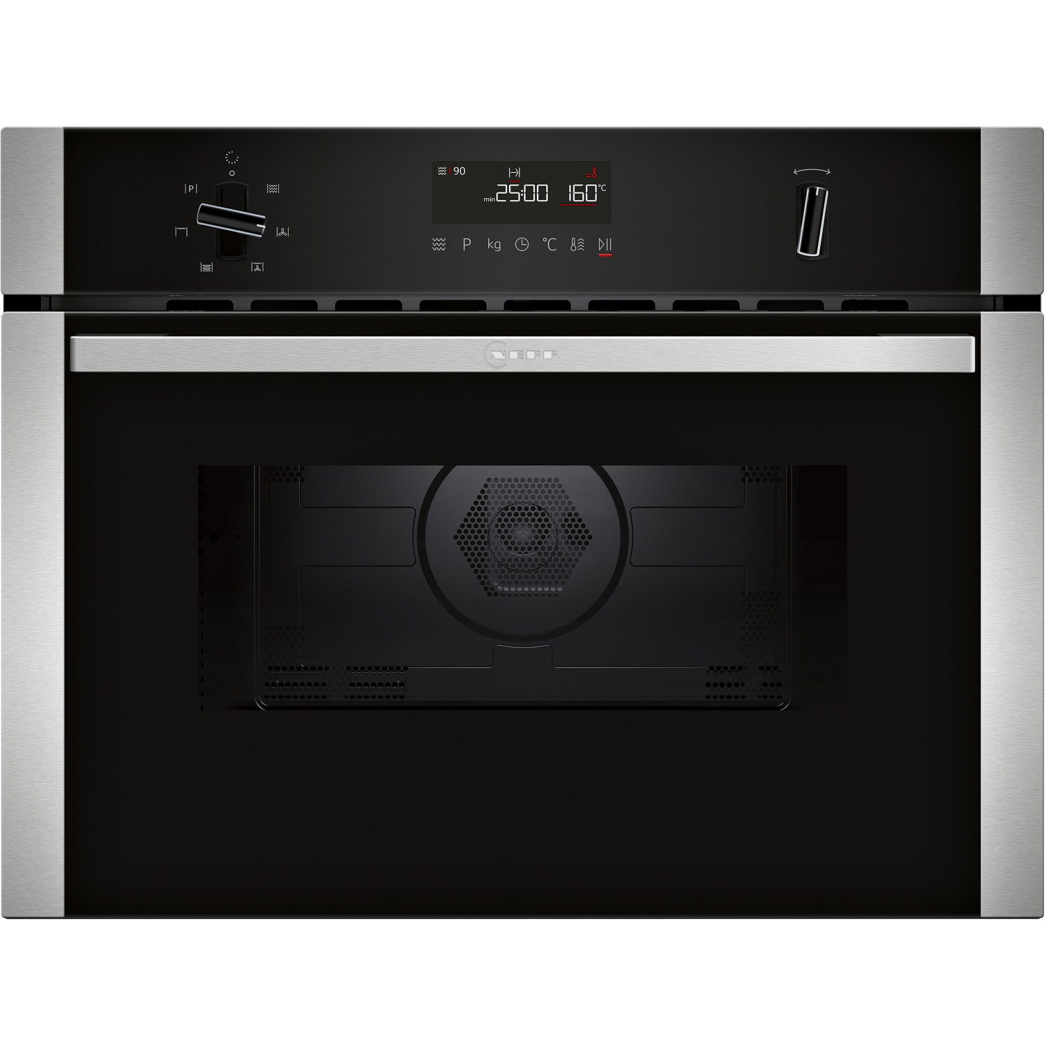 Neff Built in Microwave w/ Hot Air - Stainless Steel - N50 full image
