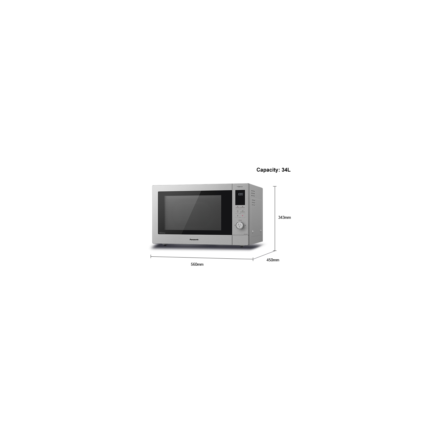 Panasonic 34L 1000w Combination Microwave Oven with Inverter Technology and 1300w Grill - 2