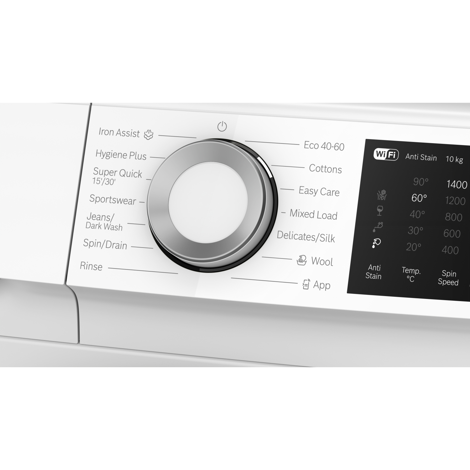 Bosch Series 6, Washing machine, front loader, 10 kg, max. 1400 rpm full image