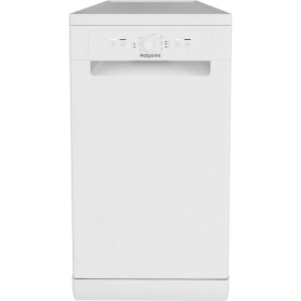 Hotpoint Slimline Free Standing Dishwasher - White - 9 Place Settings - 1