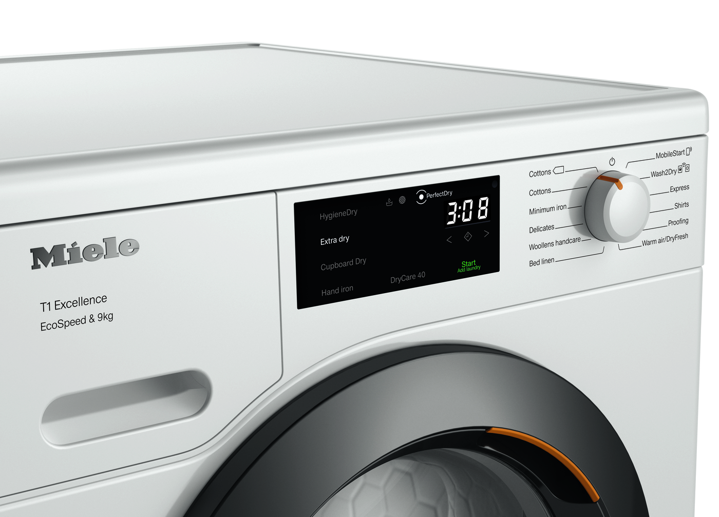 Miele TED645WP EcoSpeed&9kg Tumble Dryer  thumbnail image
