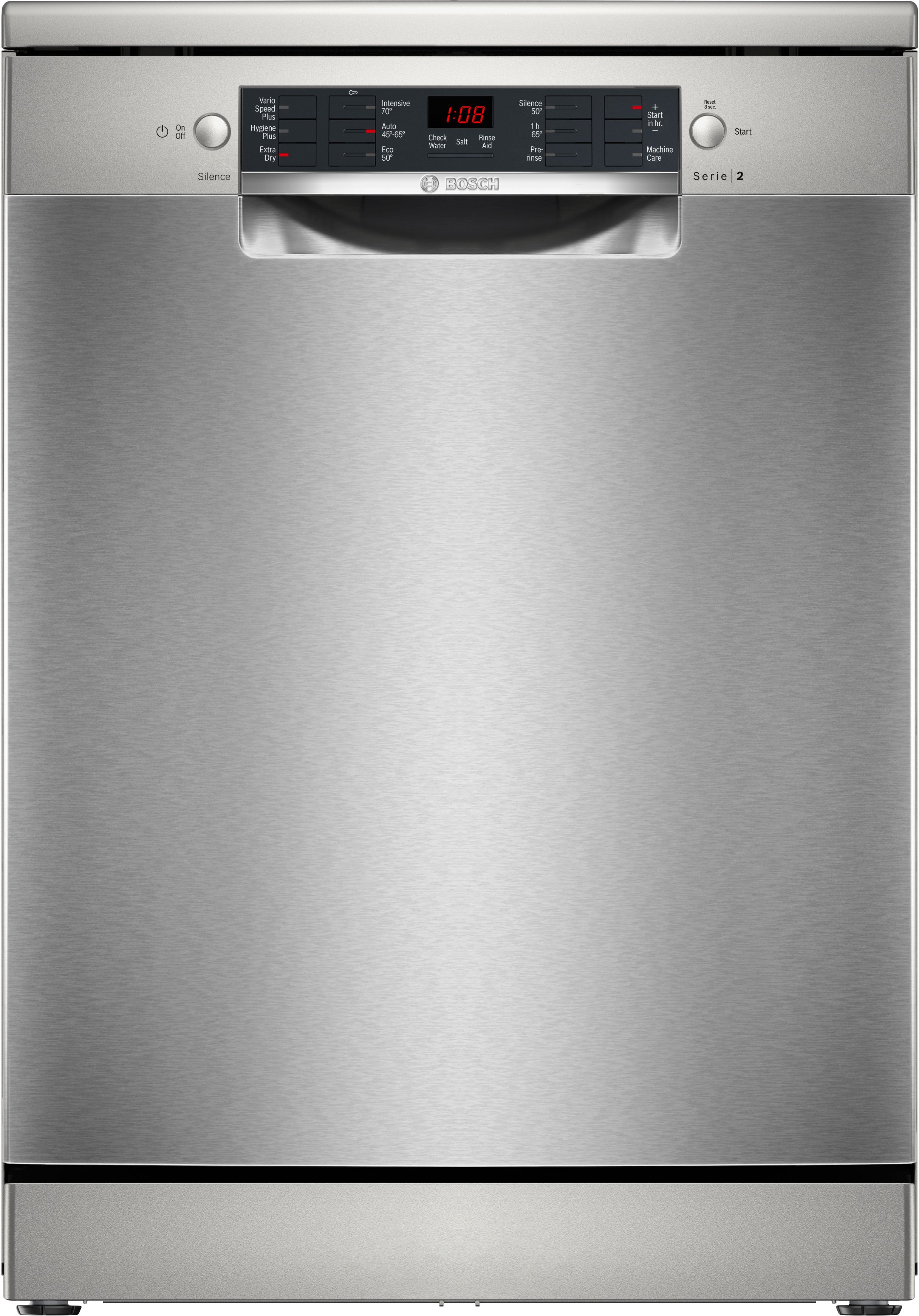 Bosch Series 2 Free-standing dishwasher 60 cm Brushed steel anti-fingerprint thumbnail image