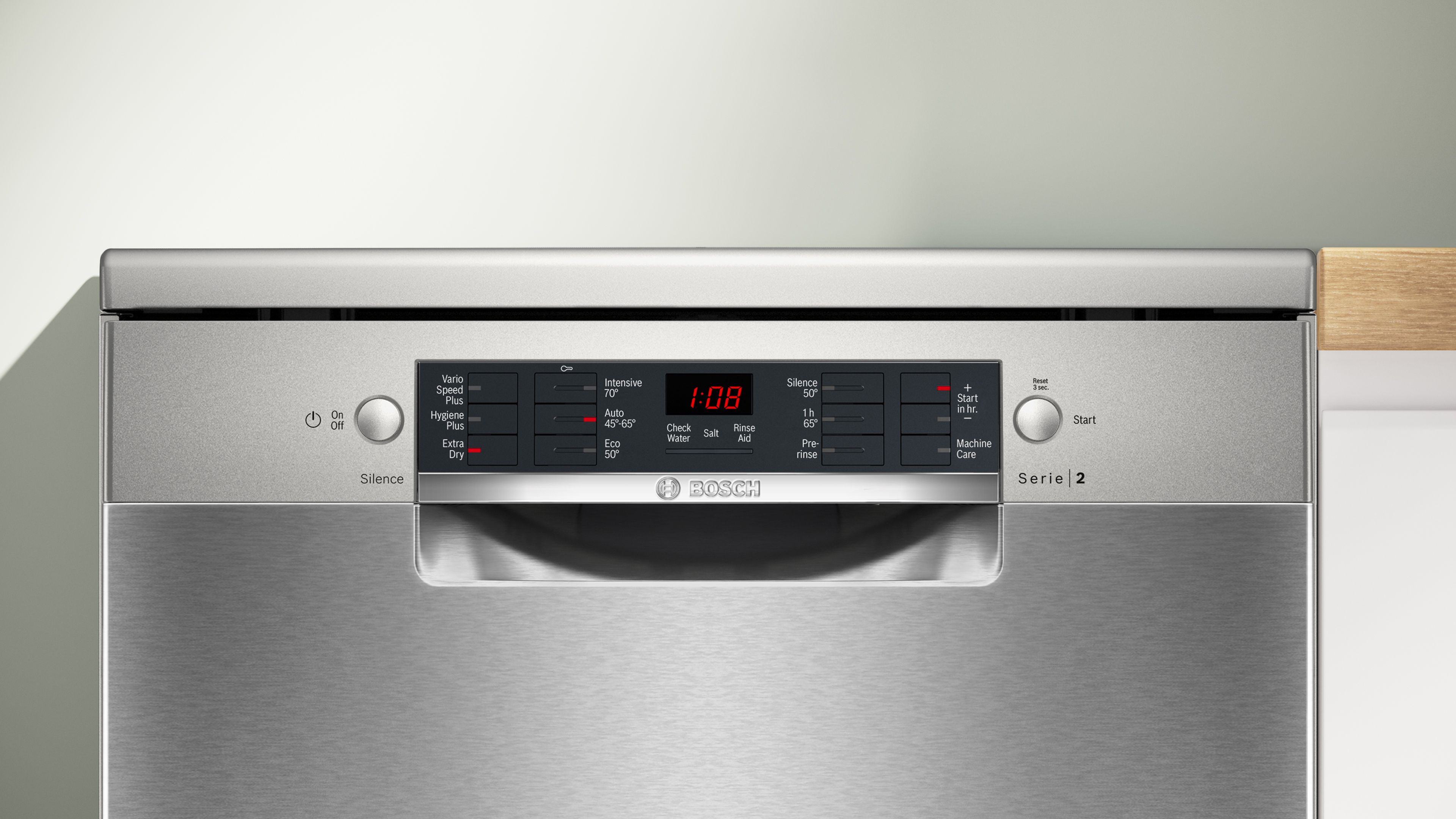 Bosch Series 2 Free-standing dishwasher 60 cm Brushed steel anti-fingerprint thumbnail image