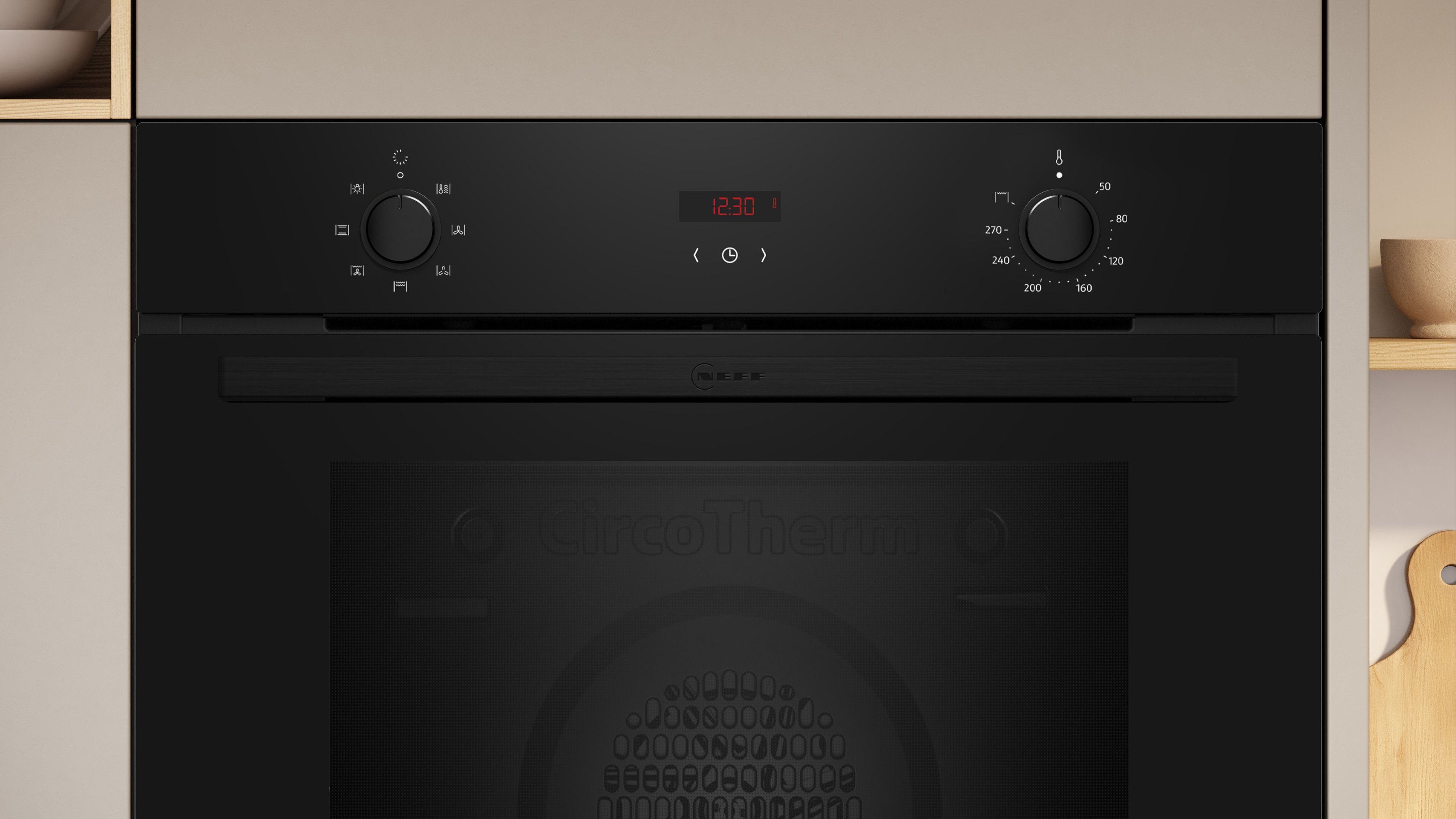 Neff N 30 Built-in oven 60 x 60 cm Black B1DCC0AK3B thumbnail image