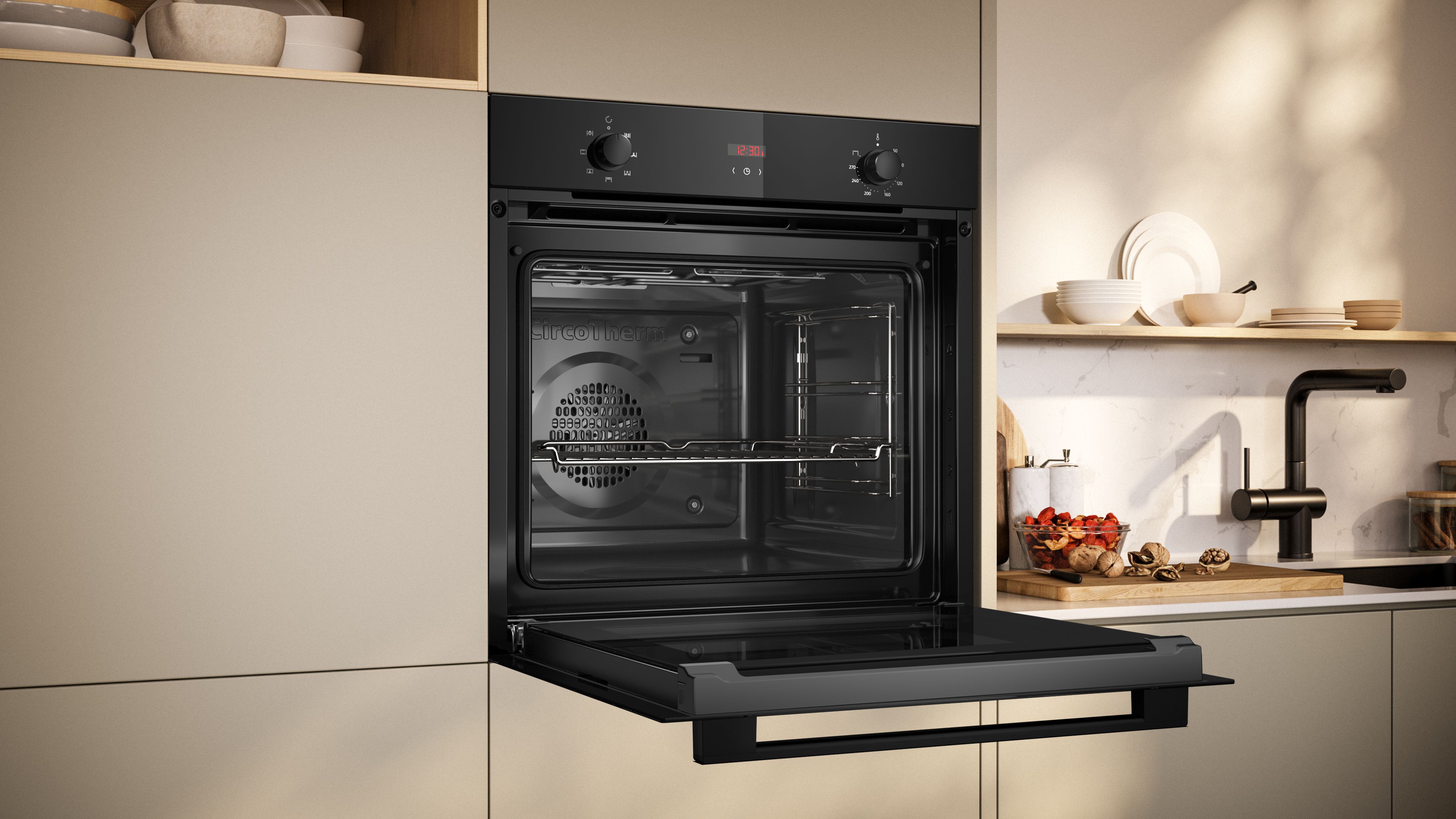 Neff N 30 Built-in oven 60 x 60 cm Black B1DCC0AK3B thumbnail image