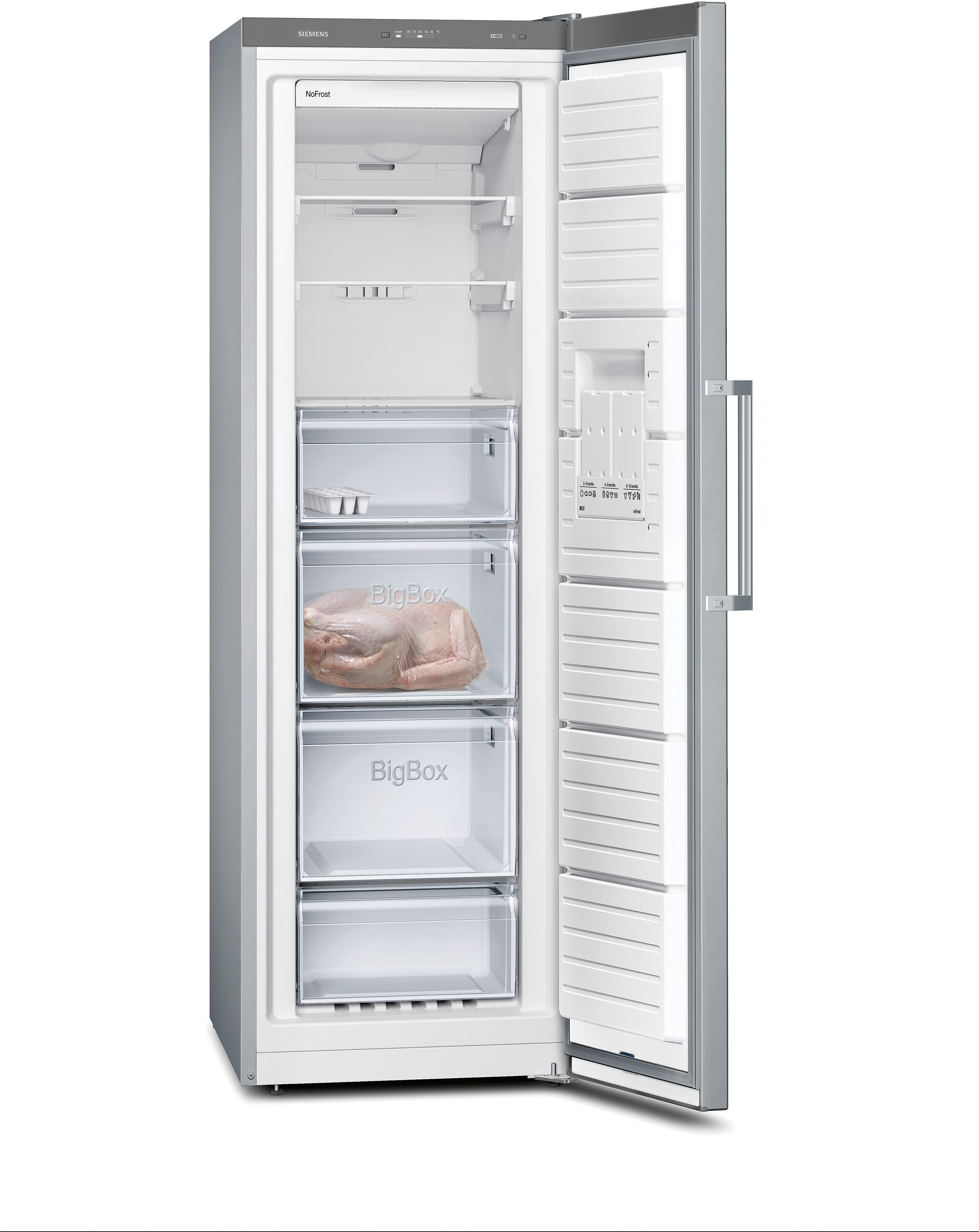 Siemens iQ300 Free-standing freezer 186 x 60 cm Brushed steel anti-fingerprint thumbnail image