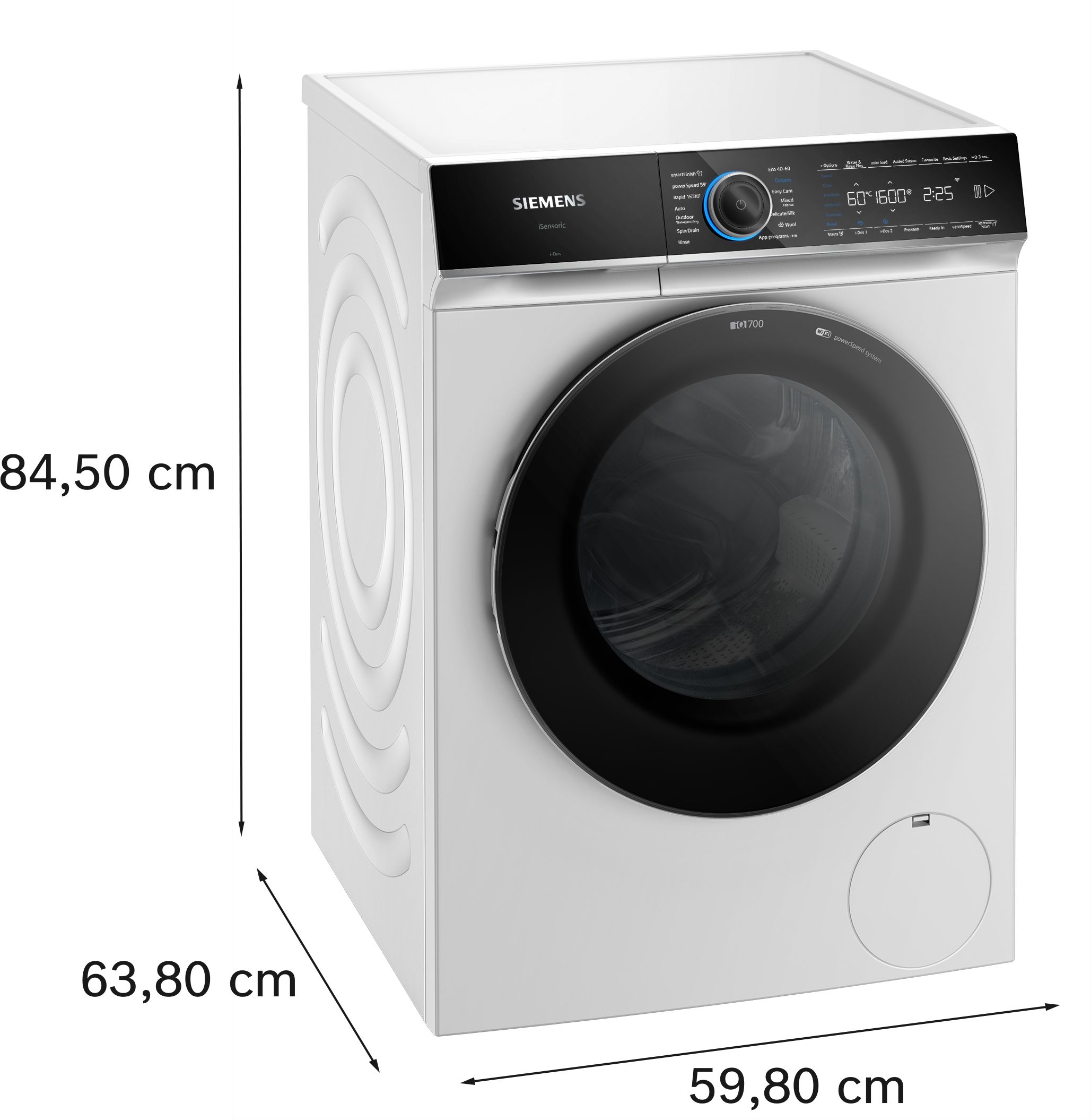 Siemens iQ700 Washing machine, front loader 11 kg max. 1600 rpm thumbnail image