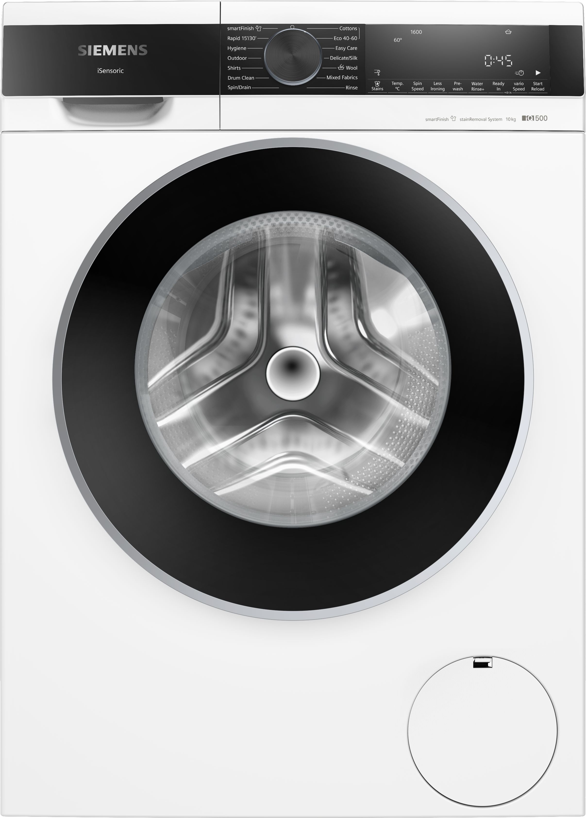 Siemens iQ500 Washing machine, front loader 10 kg max. 1600 rpm thumbnail image