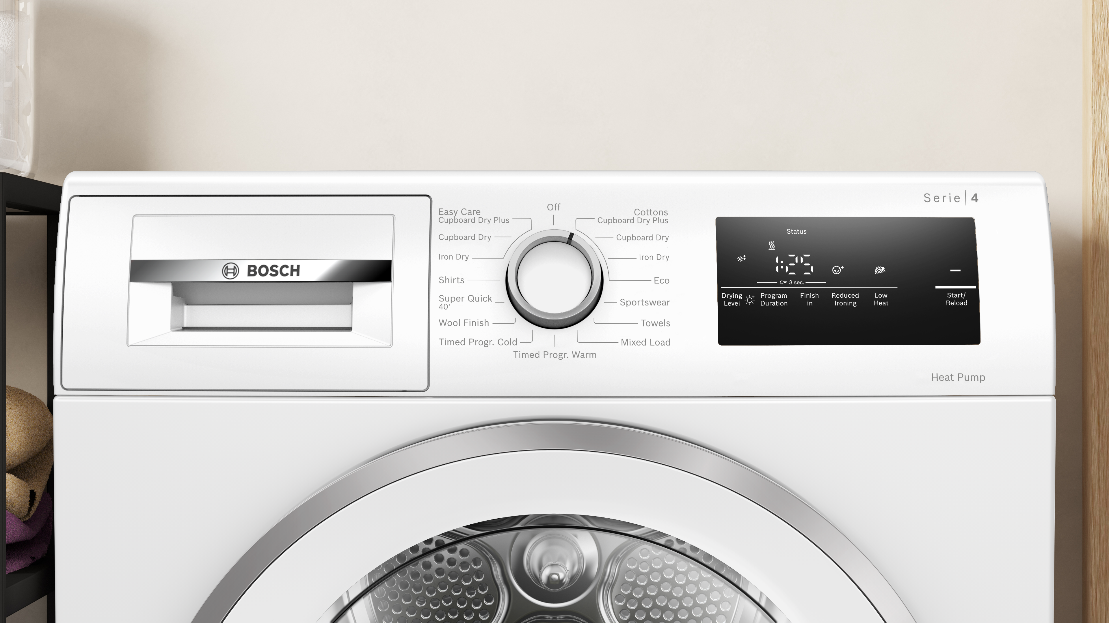 Bosch Series 4 Heat pump tumble dryer 8 kg thumbnail image