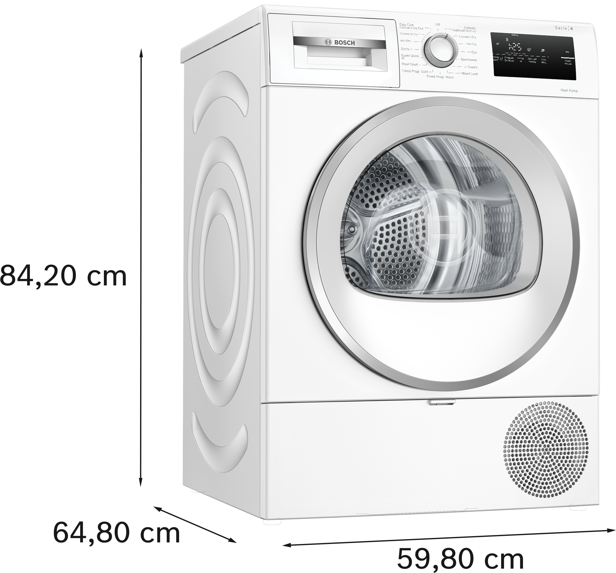 Bosch Series 4 Heat pump tumble dryer 8 kg thumbnail image