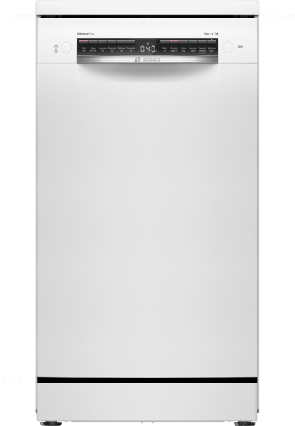 Bosch Series 4, Free-standing dishwasher, 45 cm, White thumbnail image