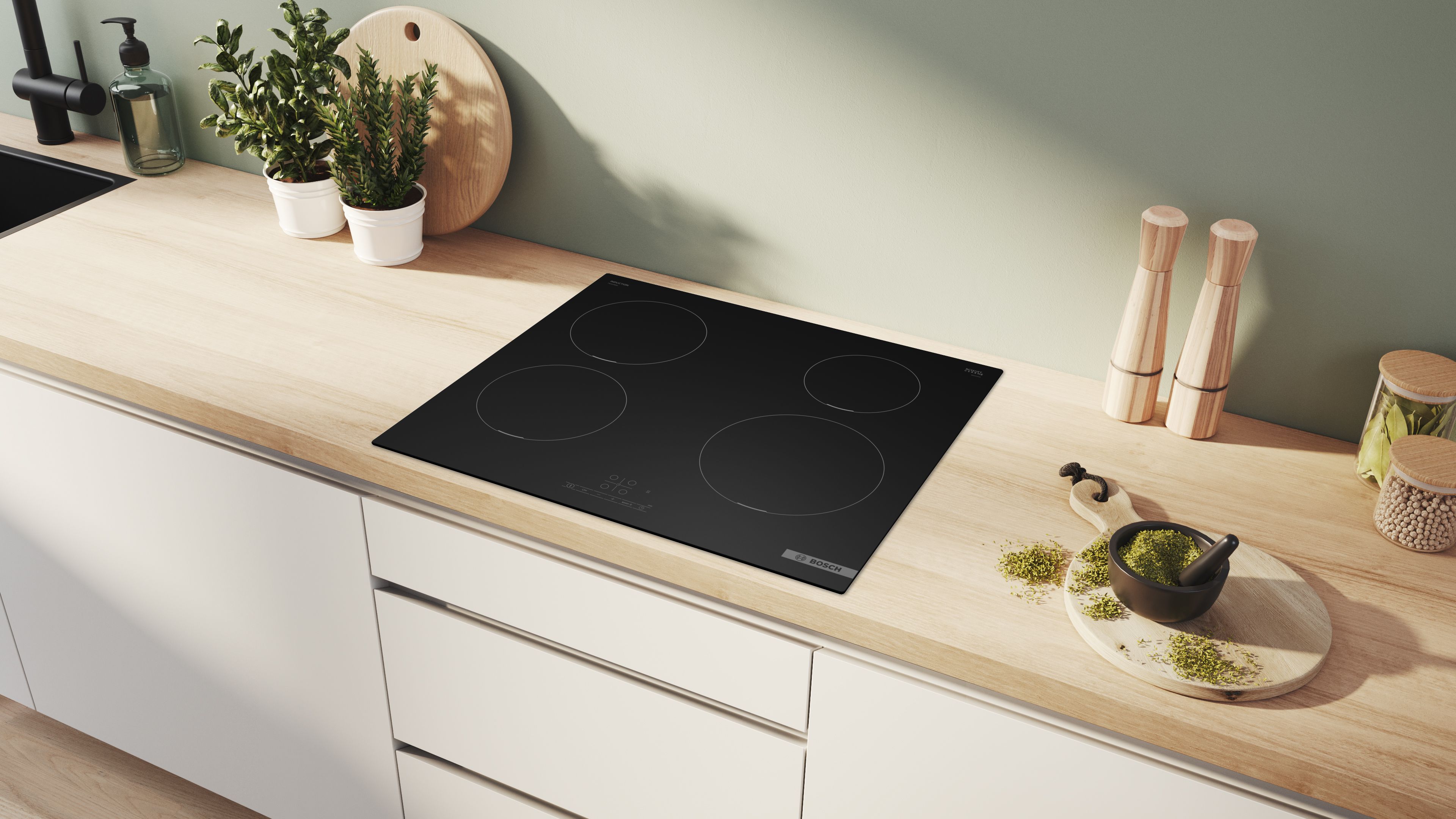 Bosch Series 4 Induction hob 60 cm Matt black thumbnail image