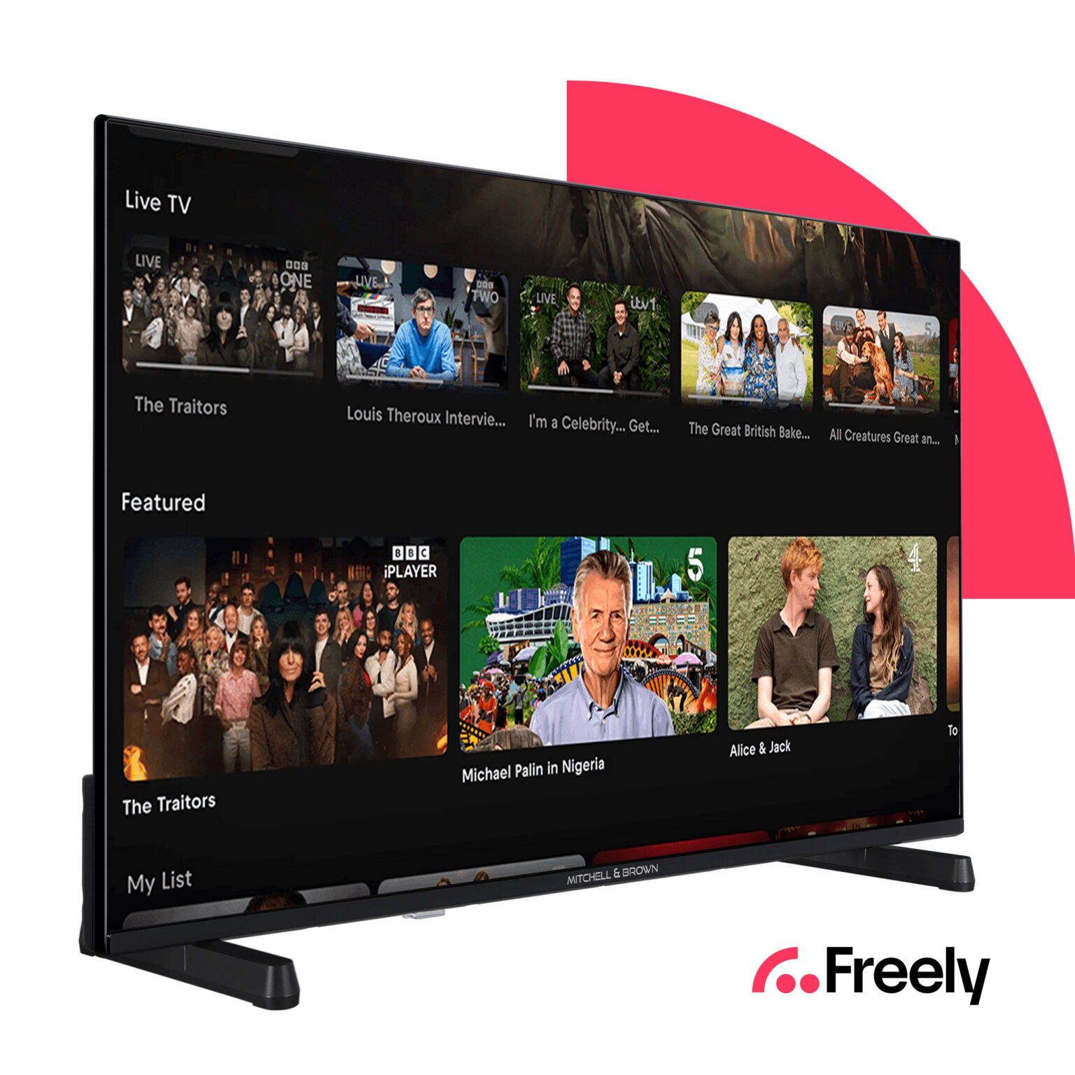 Mitchell and Brown JB-43DU1811 – 43″ 4K Ultra HD Smart TV Powered by TiVo thumbnail image