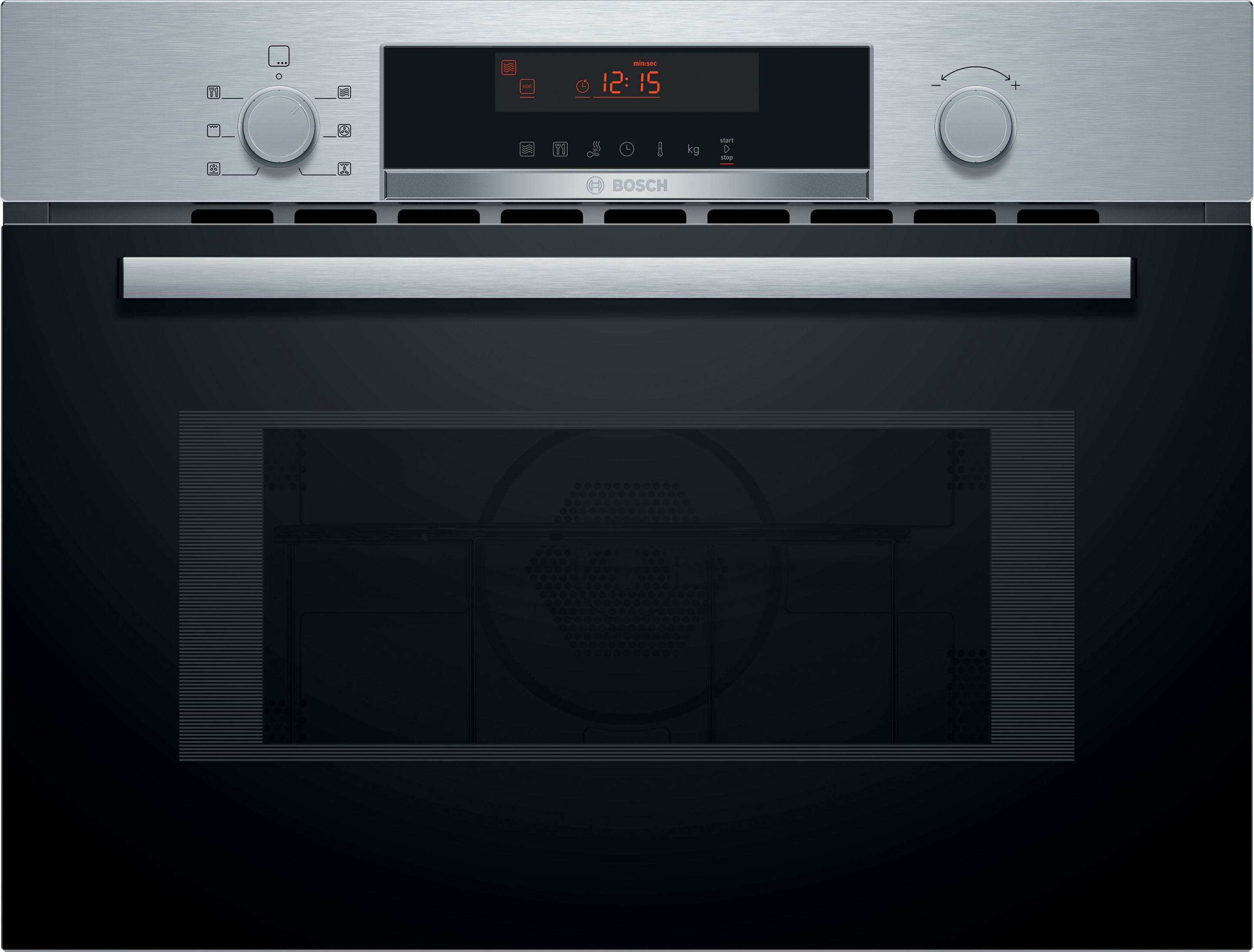 Bosch Series 4 Built-in microwave oven with hot air 60 x 45 cm Stainless steel thumbnail image