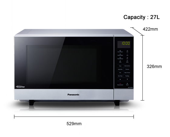 Panasonic 27L Flatbed 1000w Microwave thumbnail image