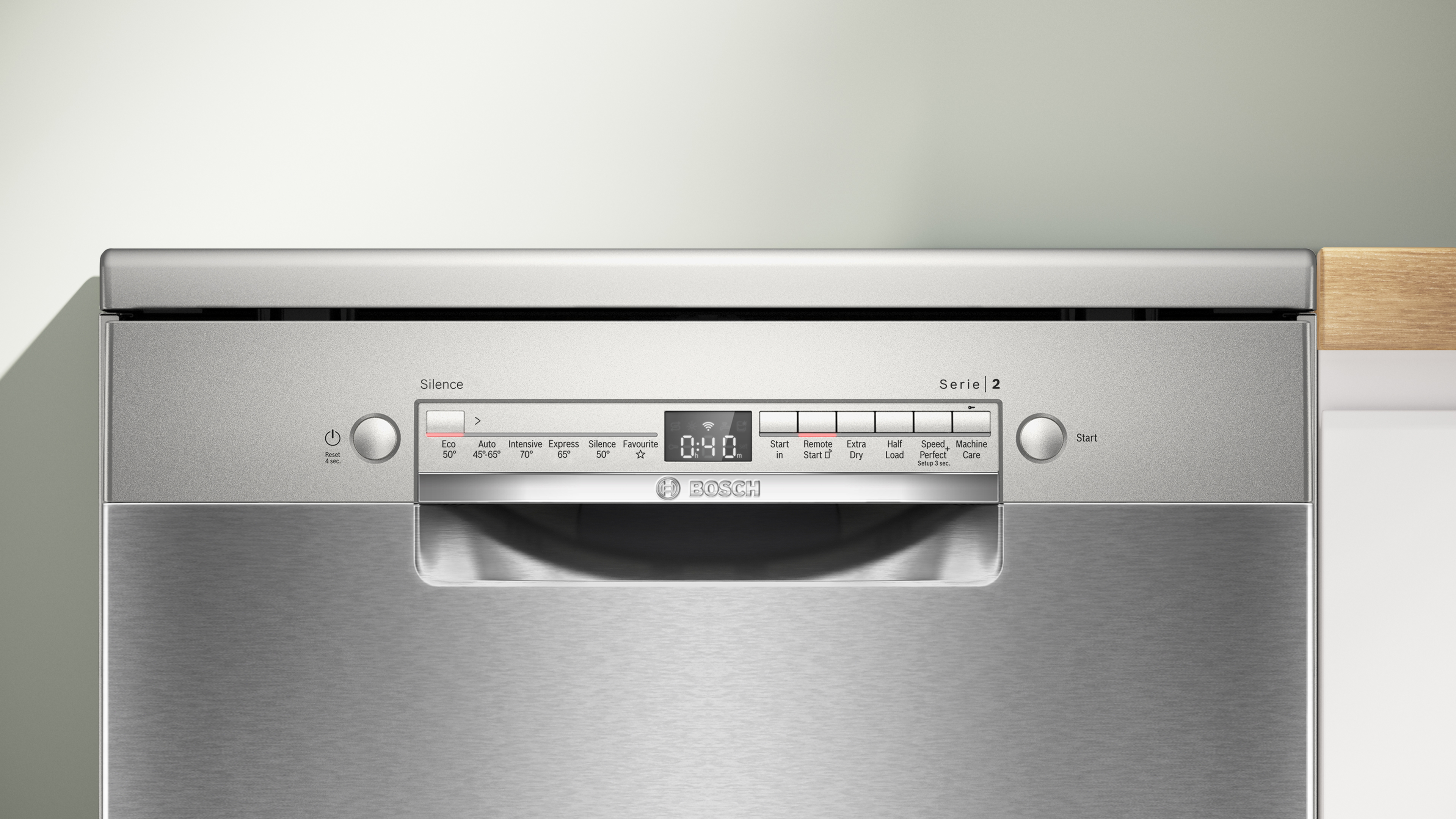 Bosch Series 2, Free-standing dishwasher, 60 cm, Brushed steel anti-fingerprint thumbnail image