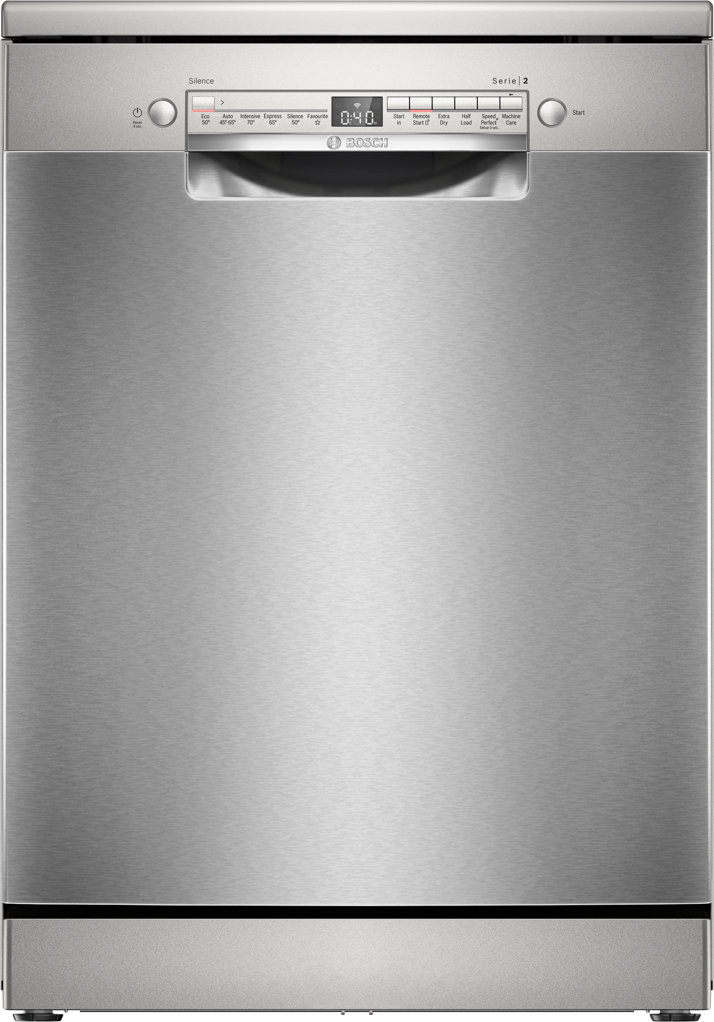 Bosch Series 2, Free-standing dishwasher, 60 cm, Brushed steel anti-fingerprint thumbnail image