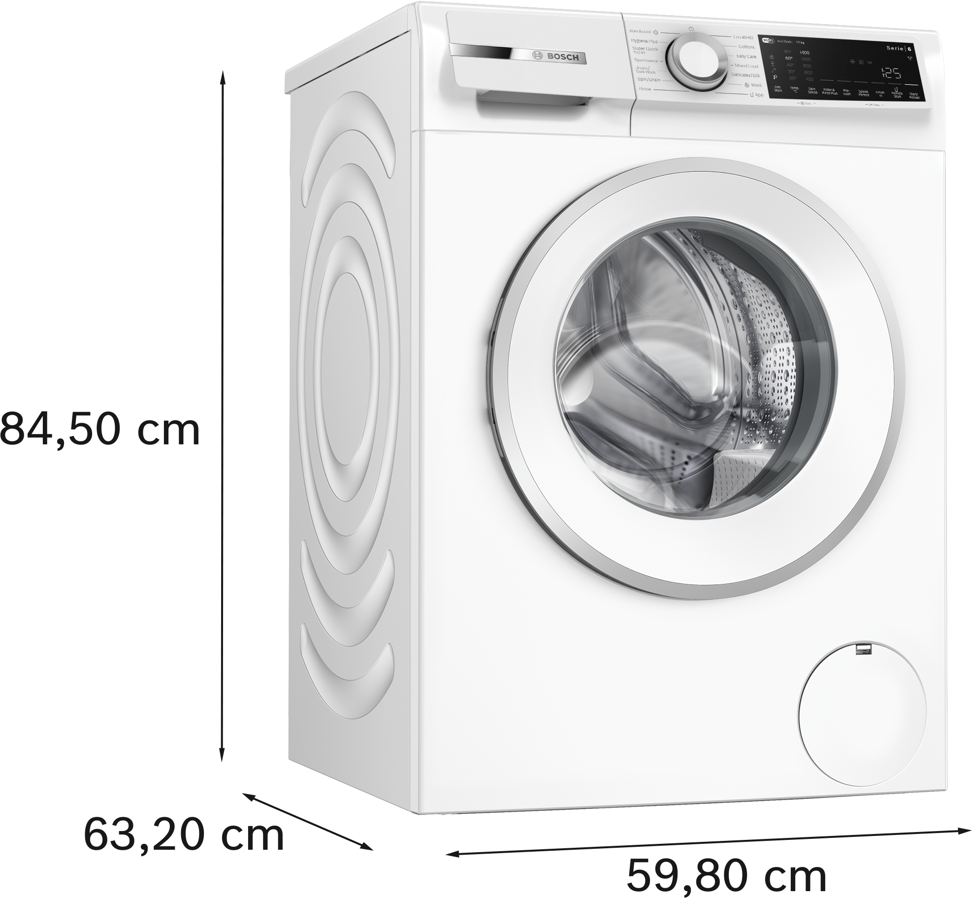 Bosch Series 6, Washing machine, front loader, 10 kg, max. 1400 rpm thumbnail image