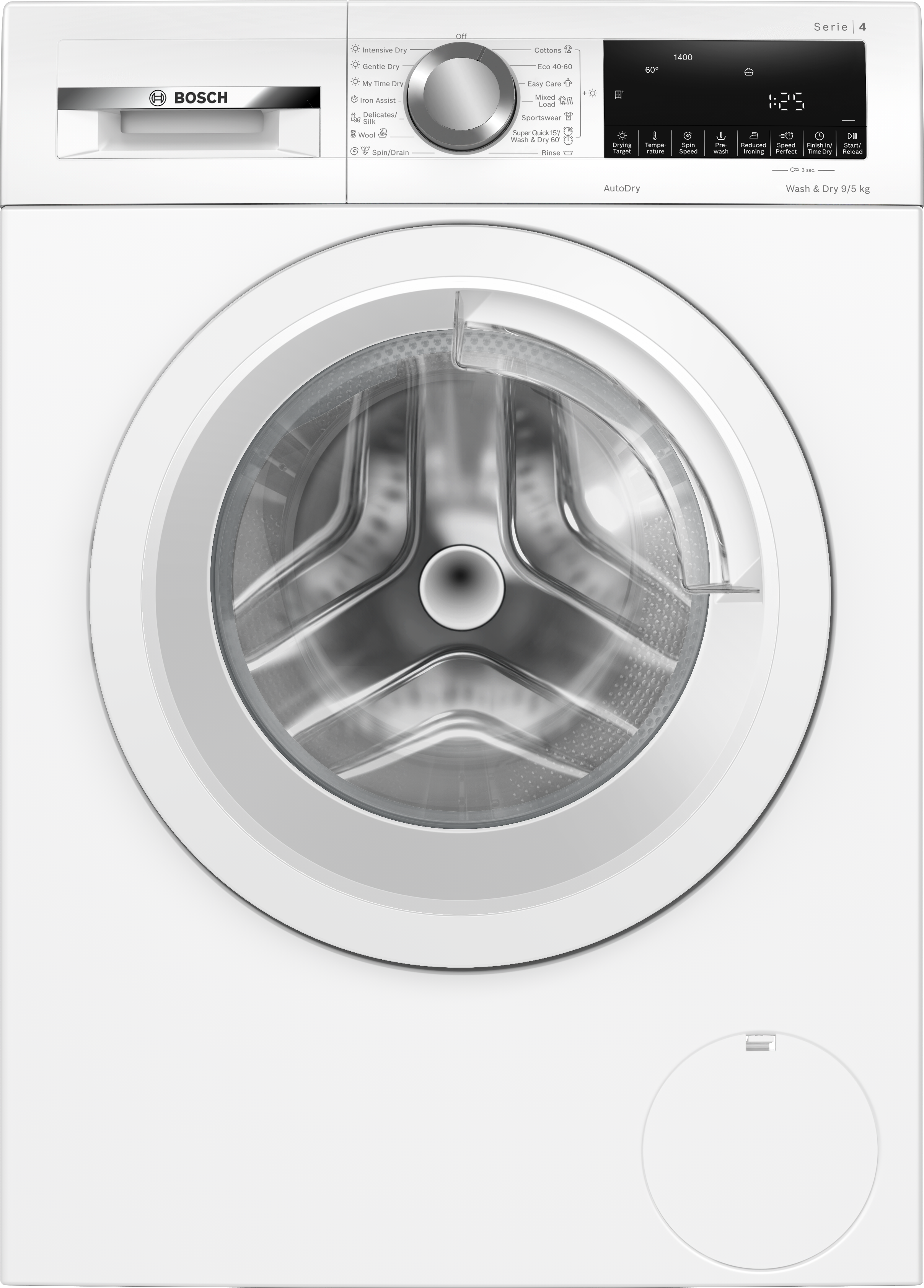 Bosch Series 4, Washer dryer, 9/5 kg, max. 1400 rpm thumbnail image